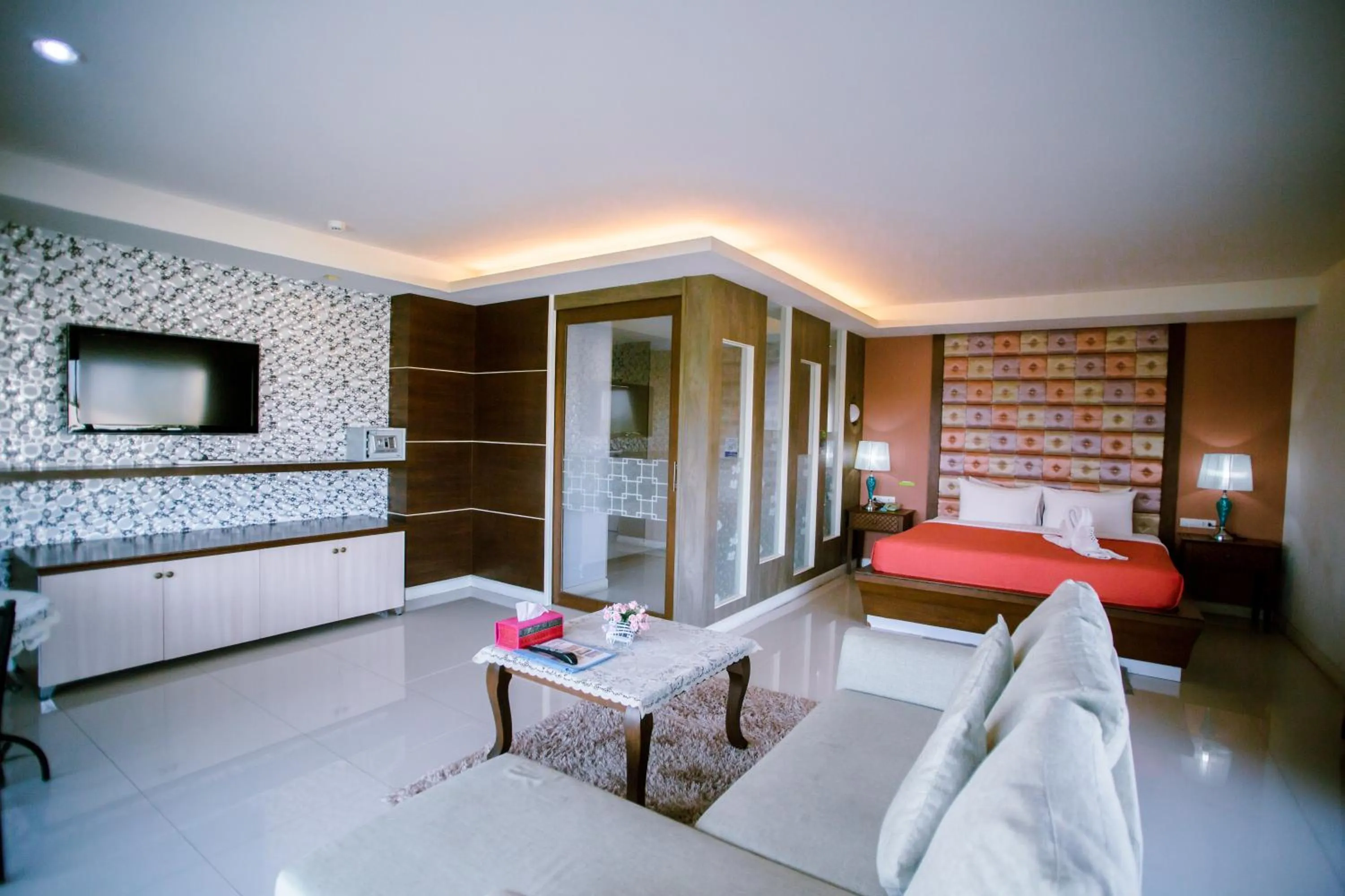 Bed in Kwan Ruen Park