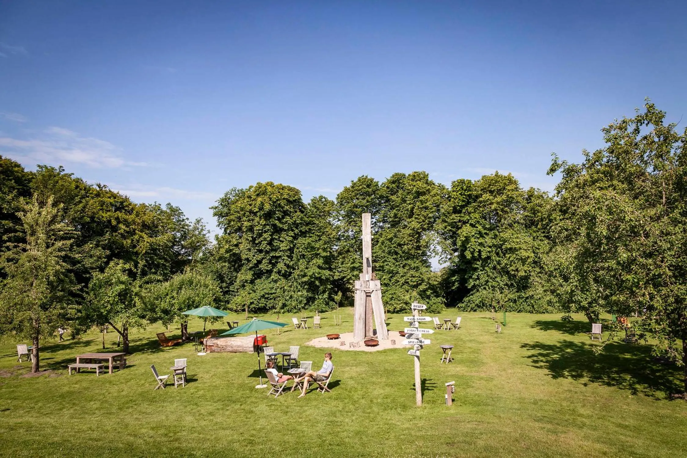 Garden in Hotel Landhafen
