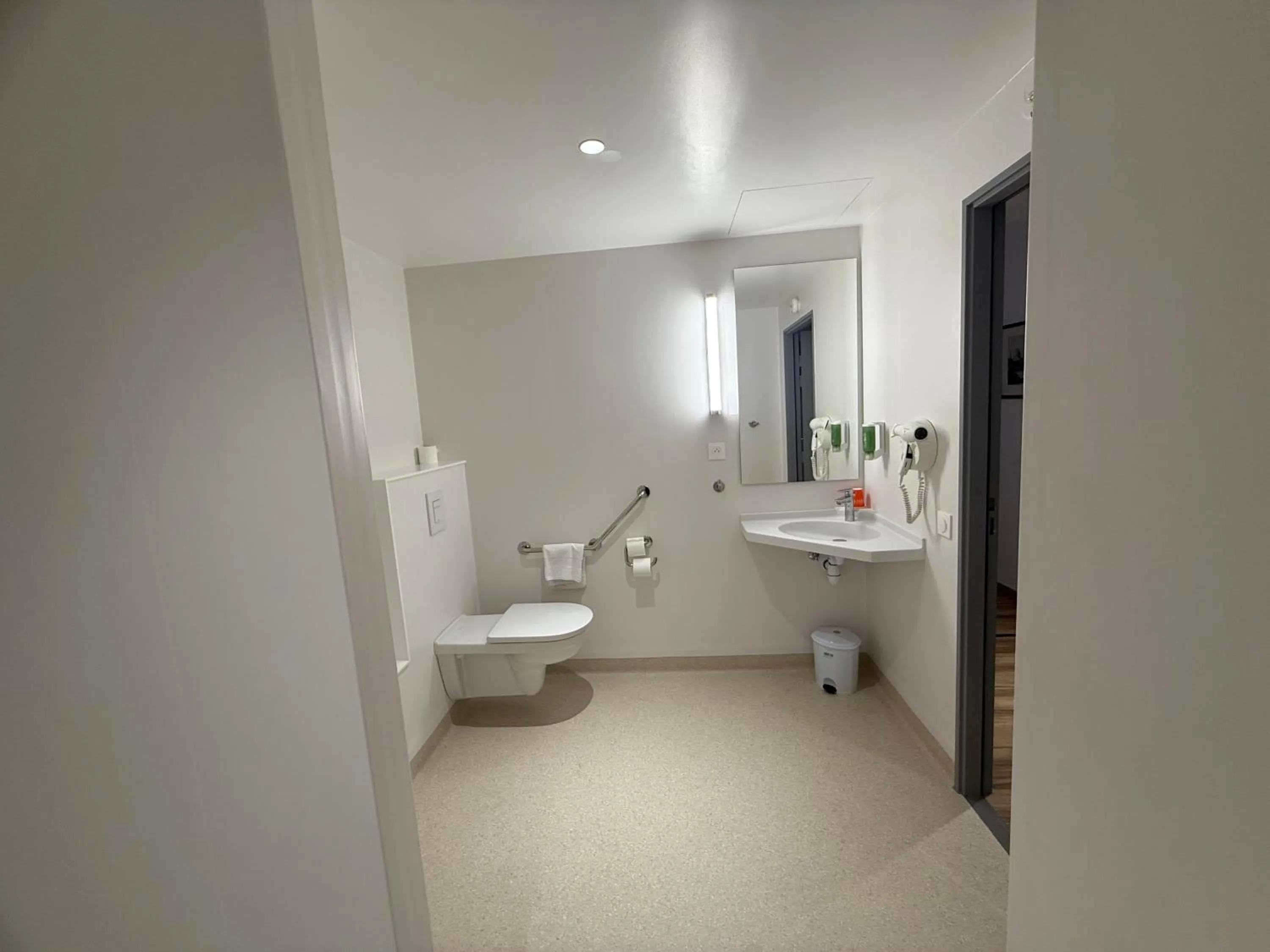 Toilet in Hotel Strasbourg - Montagne Verte & Restaurant Louisiane