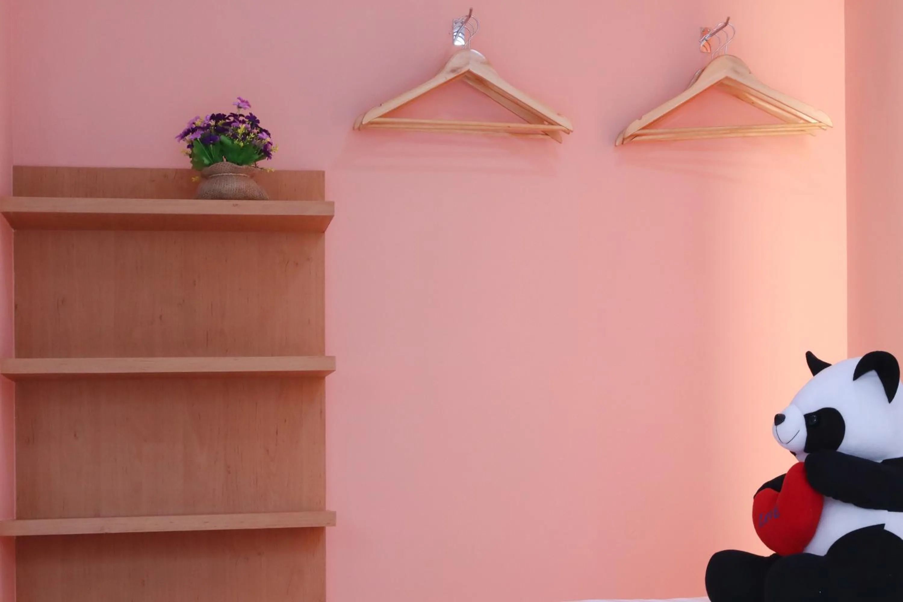 Decorative detail in Lucky panda Hotel