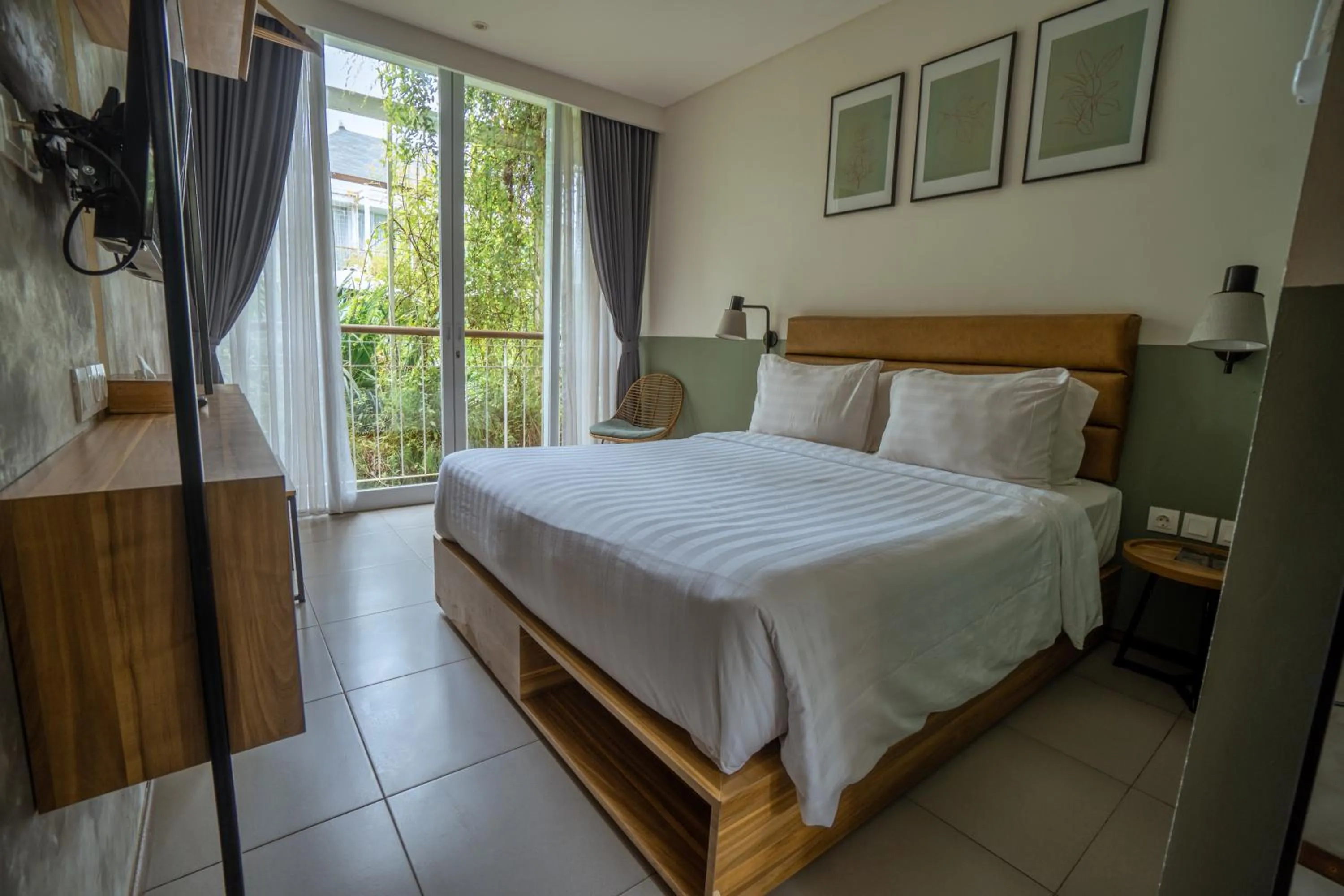 Bedroom, Bed in Rimbun Canggu Hotel