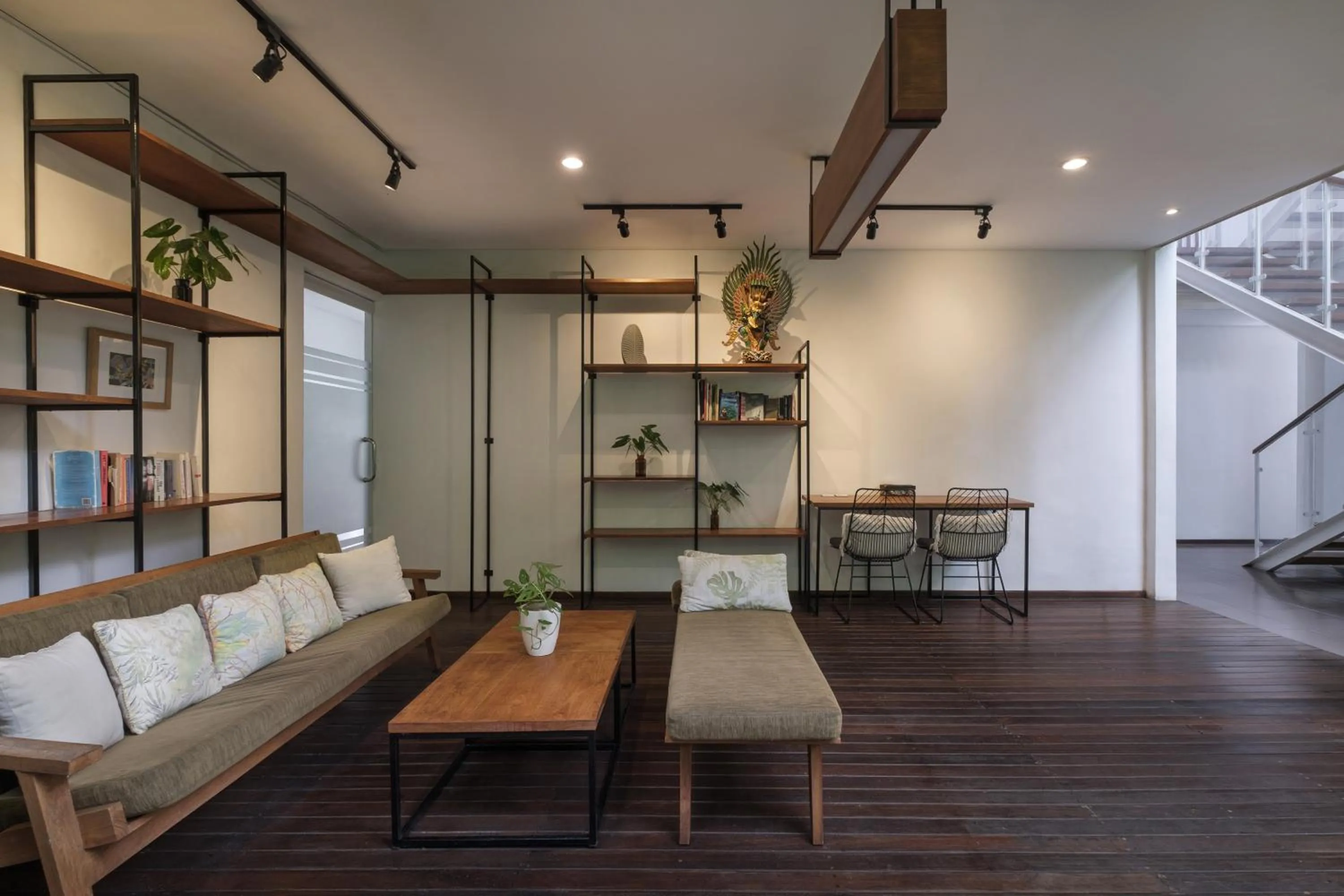 Library in Rimbun Canggu Hotel