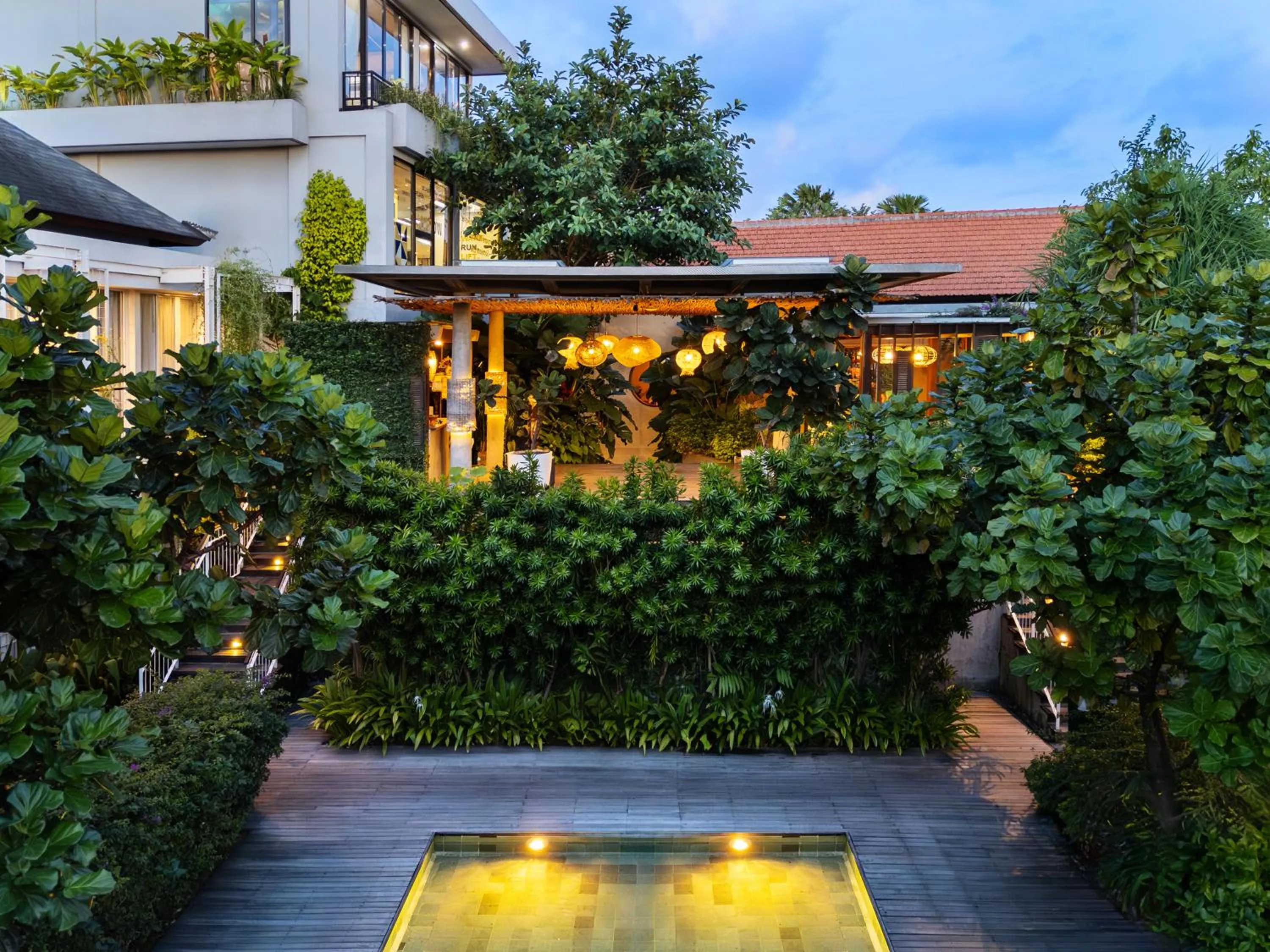 Garden in Rimbun Canggu Hotel