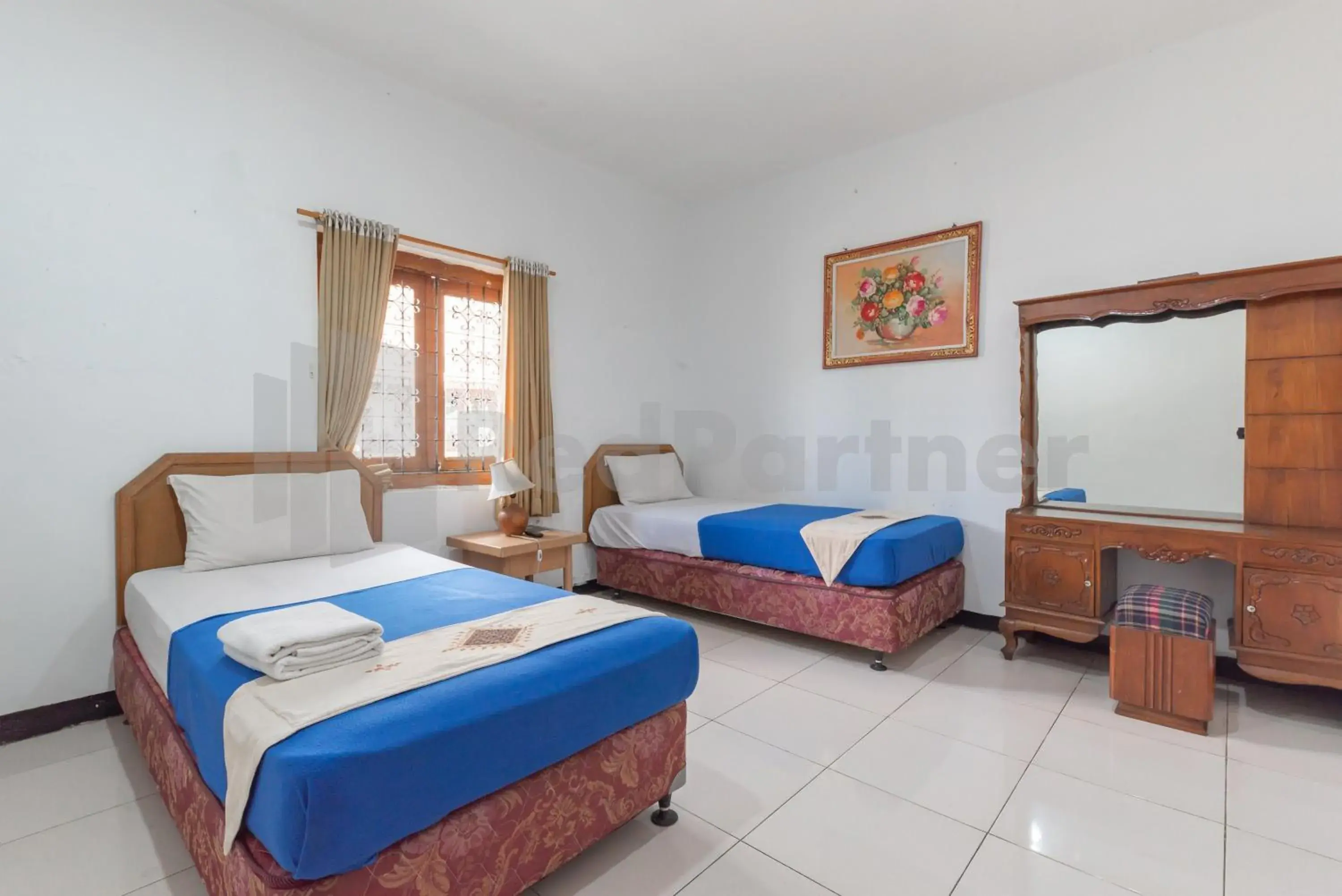Deluxe Twin Room in Wisma Green Maribaya Lembang Deluxe Twin Room in Wisma Green Maribaya Lembang