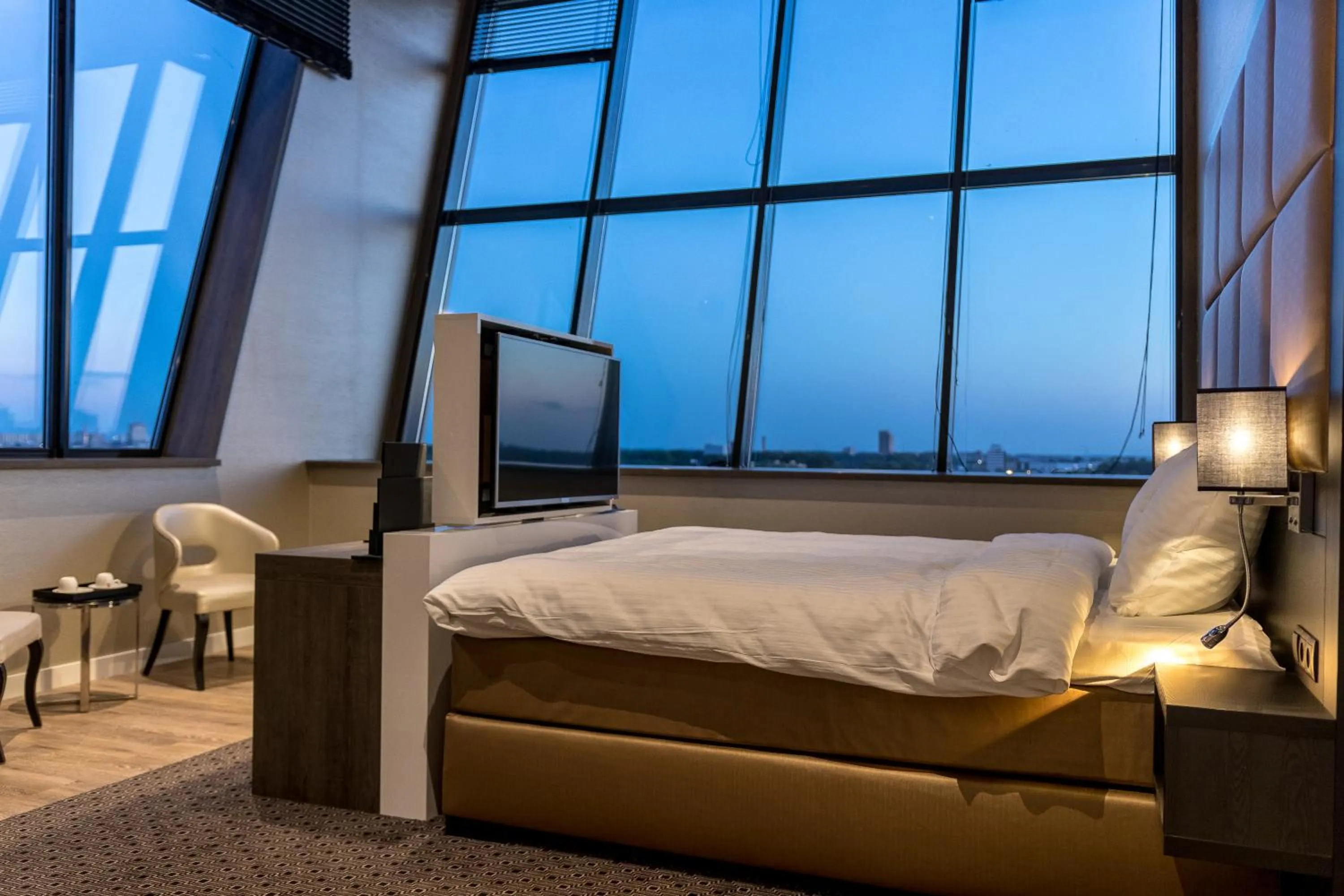 Bed in Riva hotel Den Haag - Delft