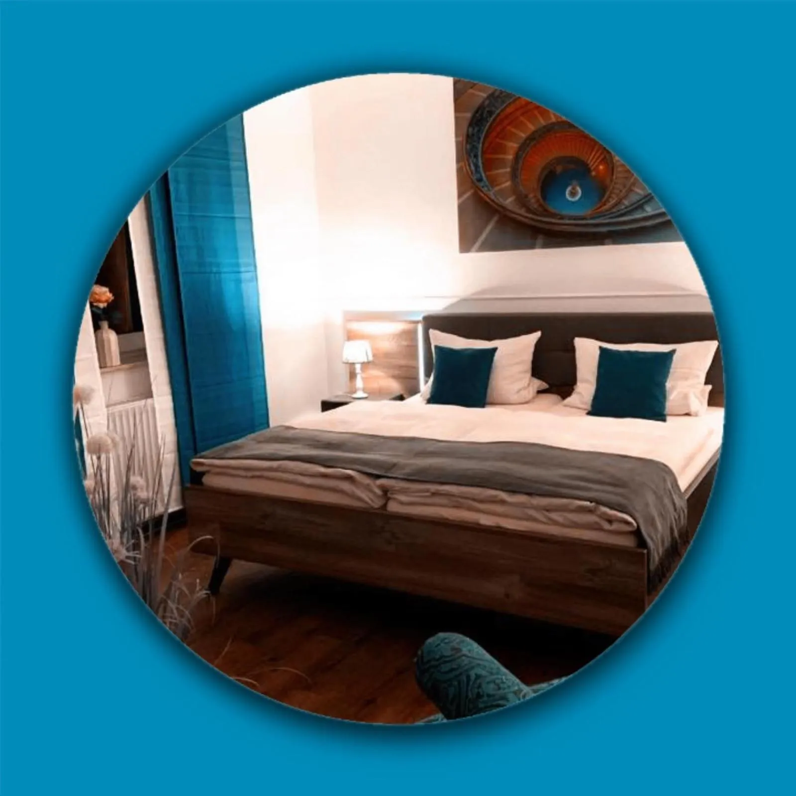 Bed in Hotel Restaurant Borchard