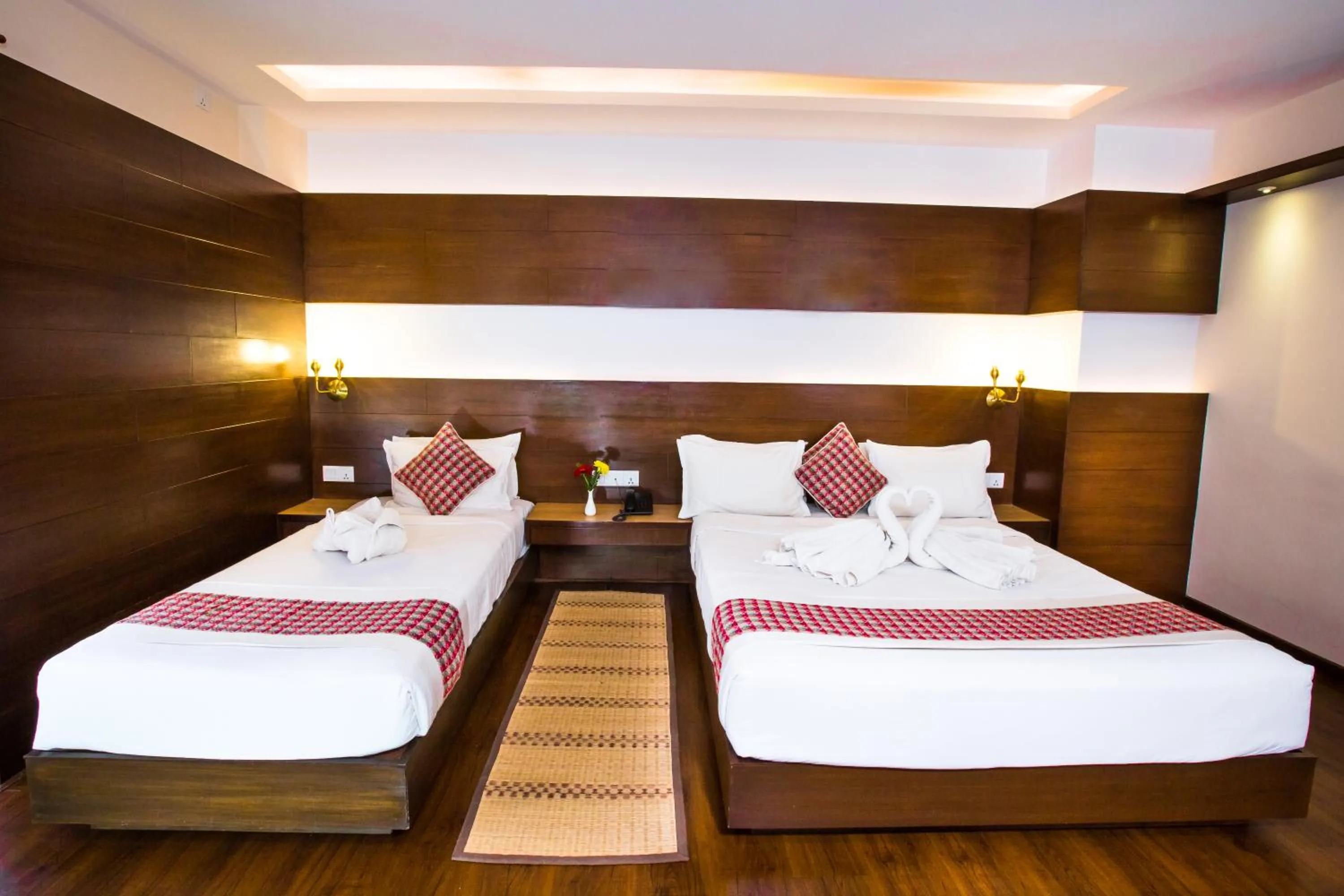 Bed in Kathmandu Suite Home