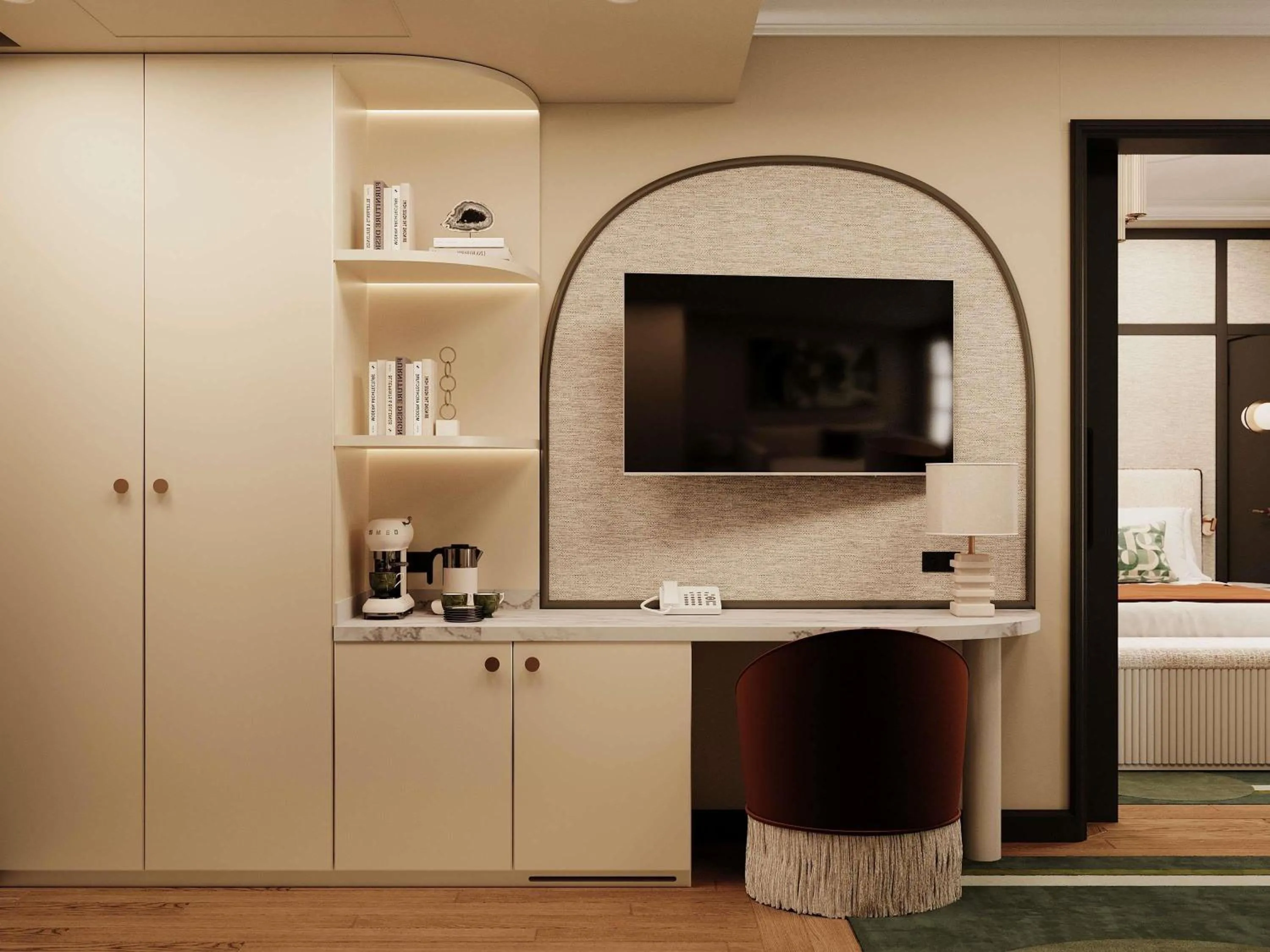 Bedroom in l'Echiquier Opéra Hotel Paris - MGallery Collection