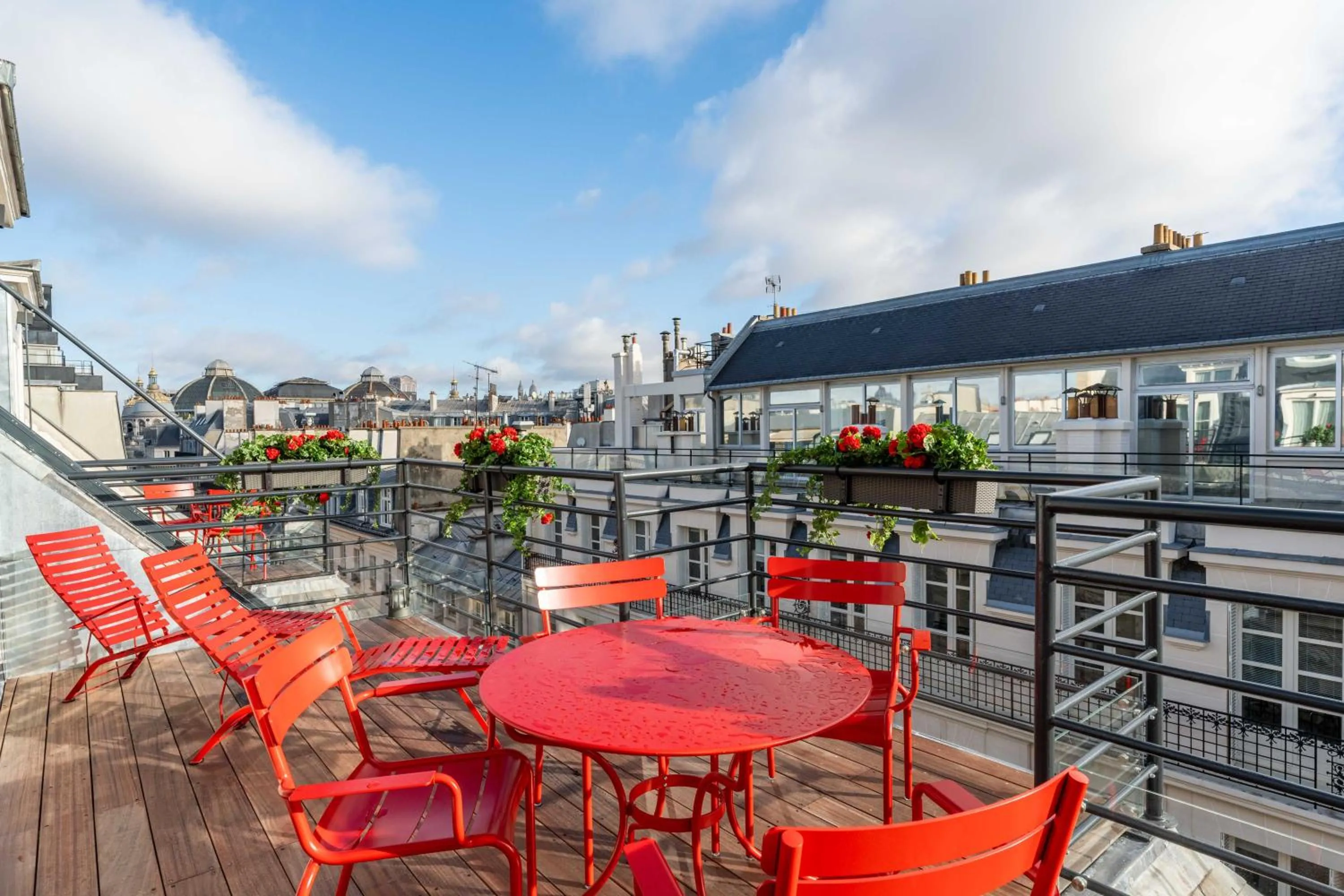 Balcony/Terrace in Hotel Astra Opera - Astotel