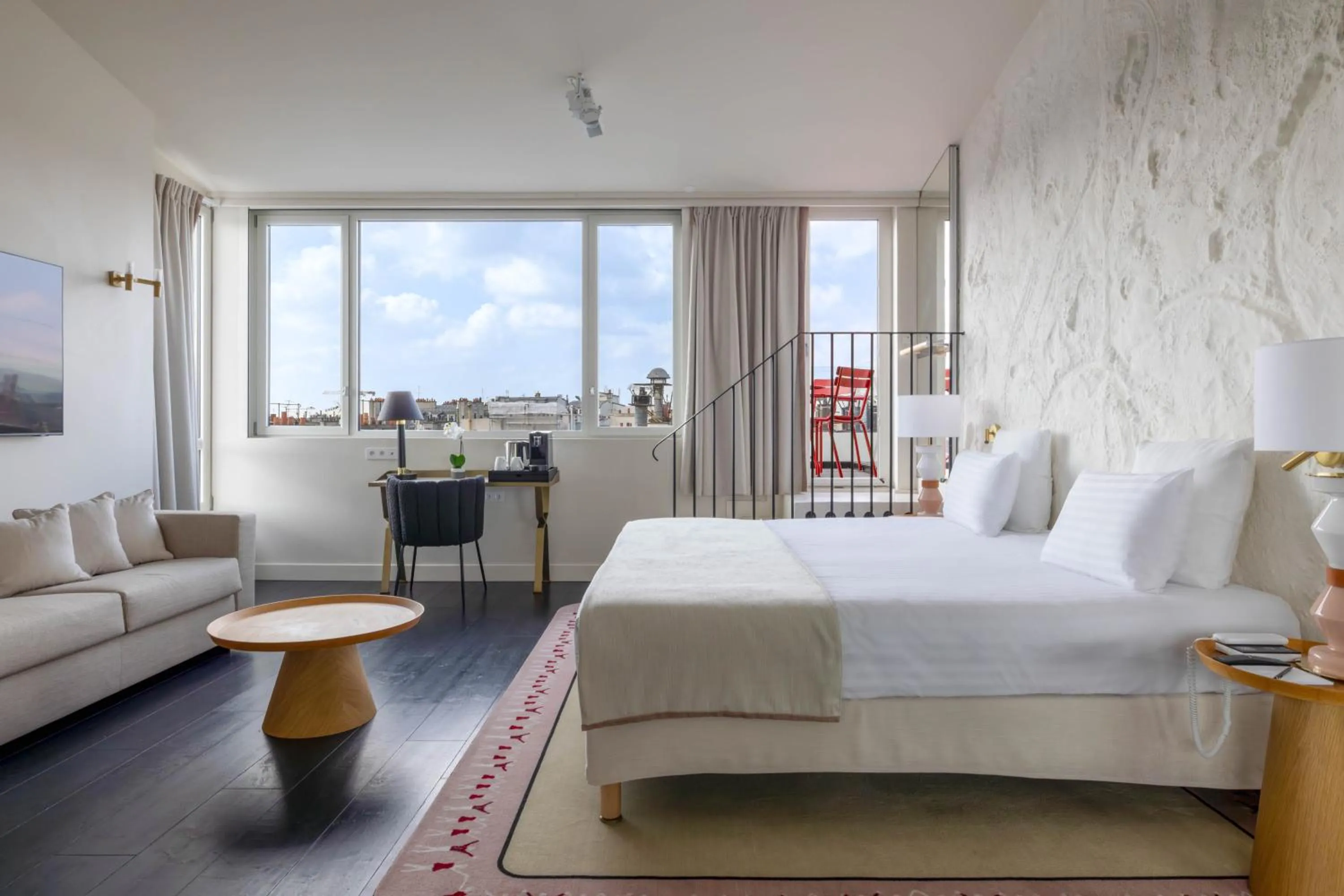 Bedroom, Bed in Hotel Astra Opera - Astotel