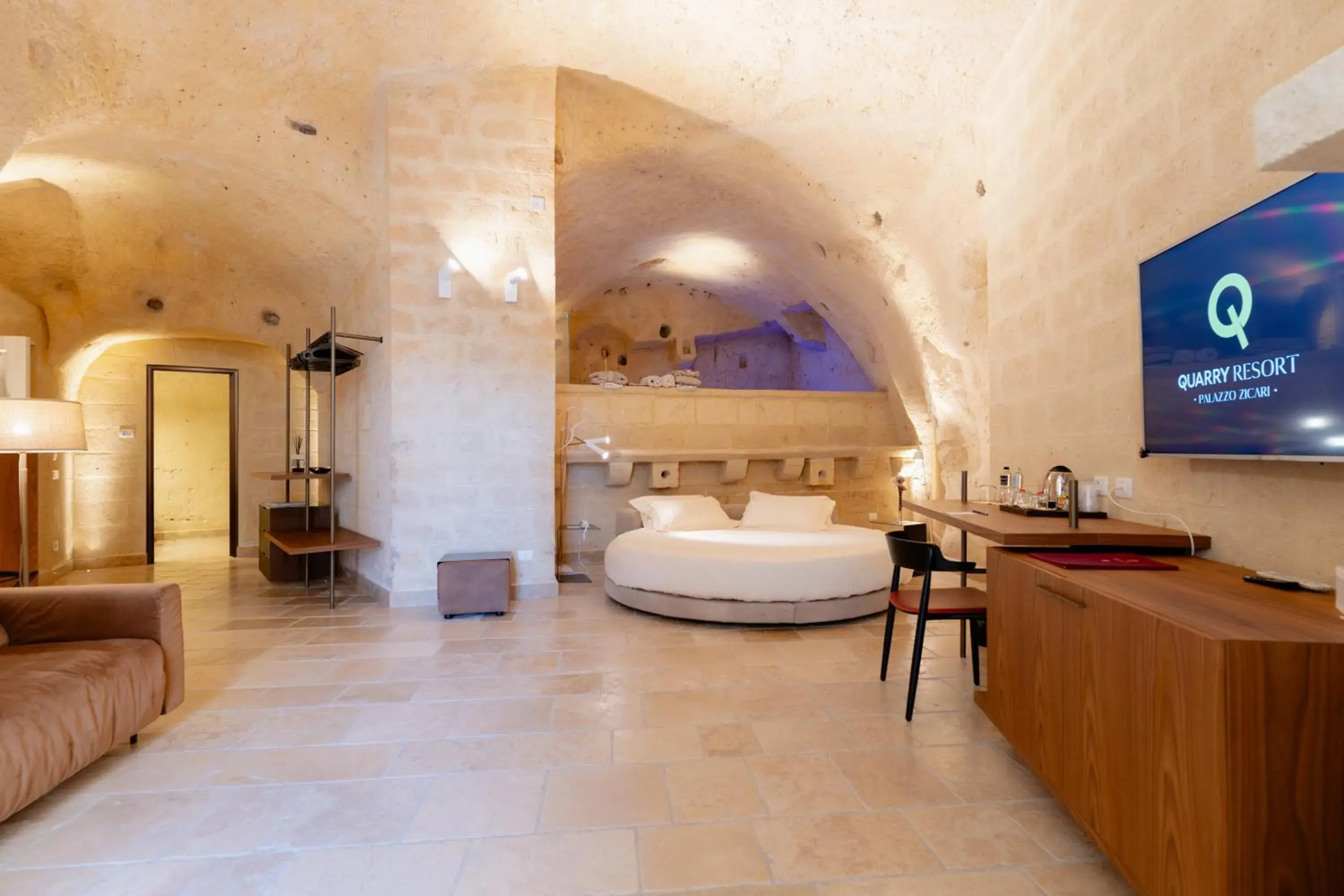 Photo of the whole room, Bed in BV Quarry Matera Photo of the whole room, Bed in BV Quarry Matera