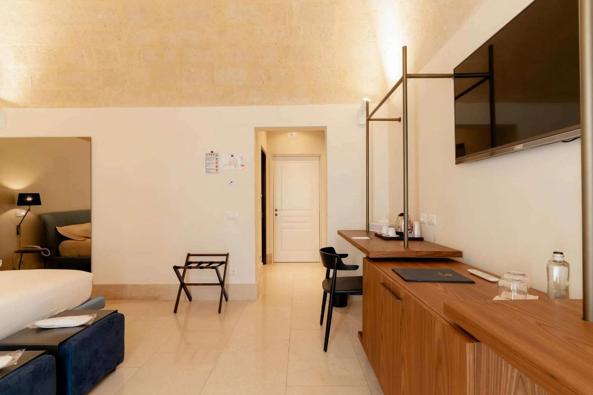 Seating area in BV Quarry Matera