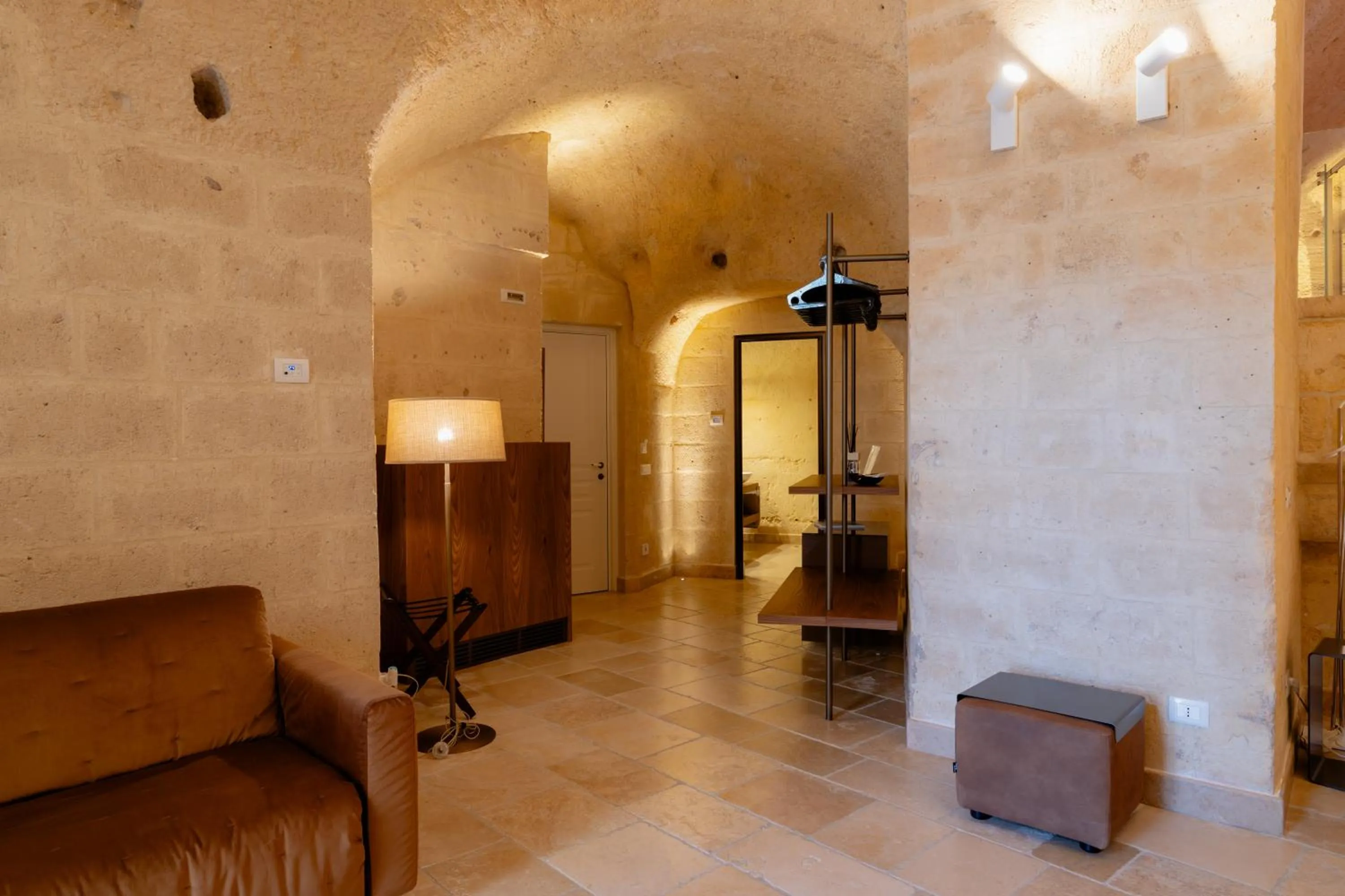 Seating area in BV Quarry Matera