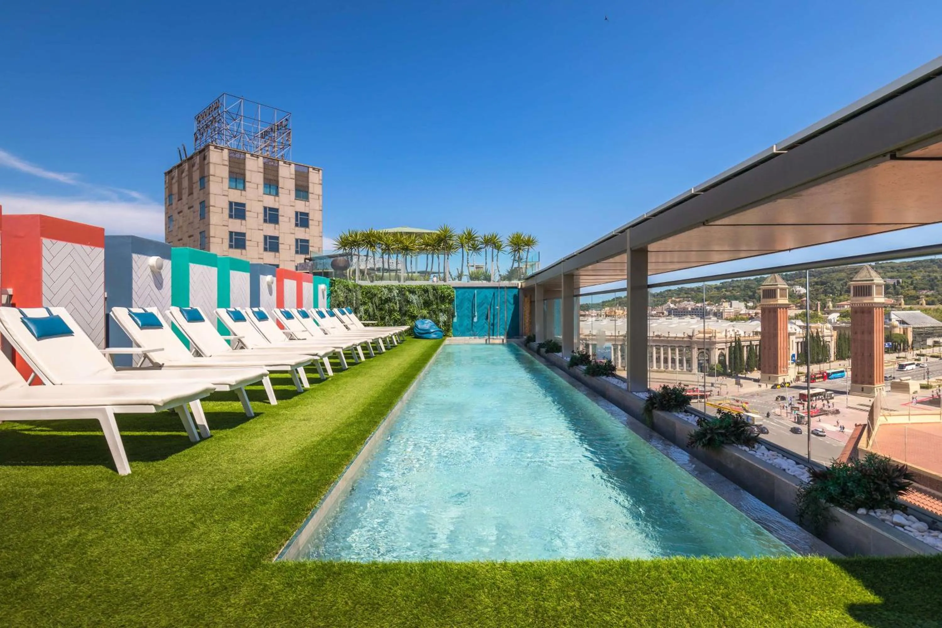 Pool view in Occidental Barcelona 1929