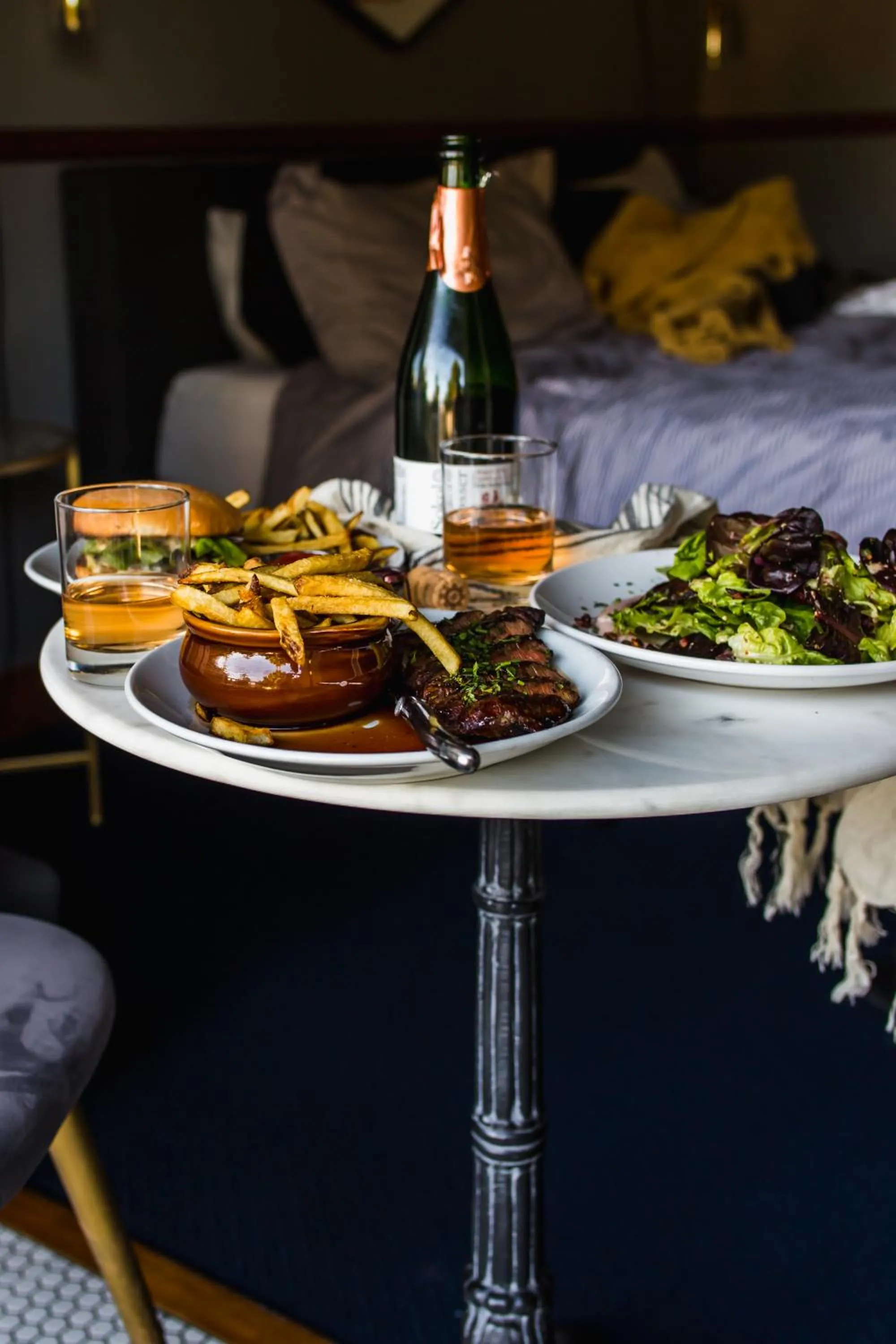 Food close-up in Shelburne Hotel