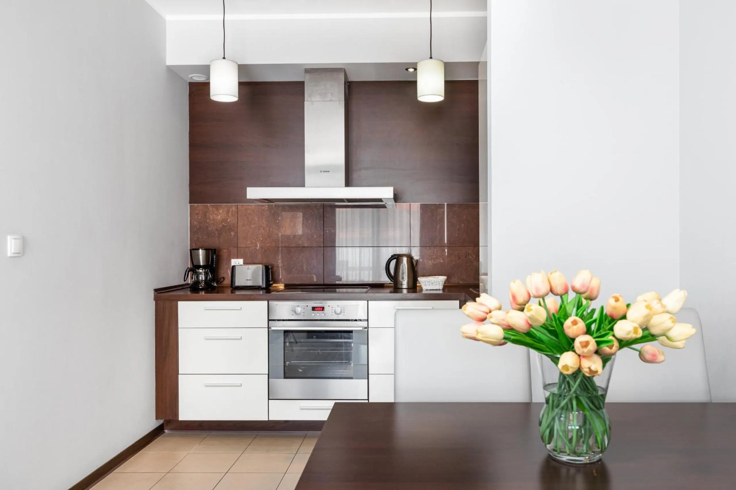 Kitchen or kitchenette in Apartamenty Aquarius by Noclegi Renters