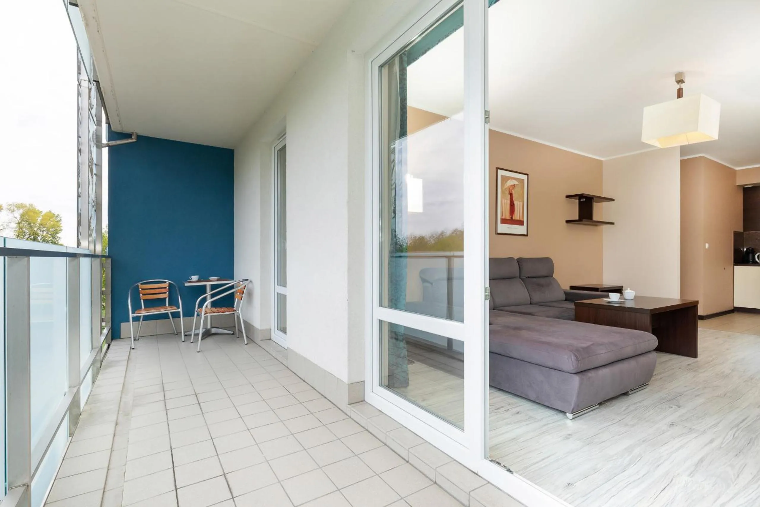 Balcony/Terrace in Apartamenty Aquarius by Noclegi Renters