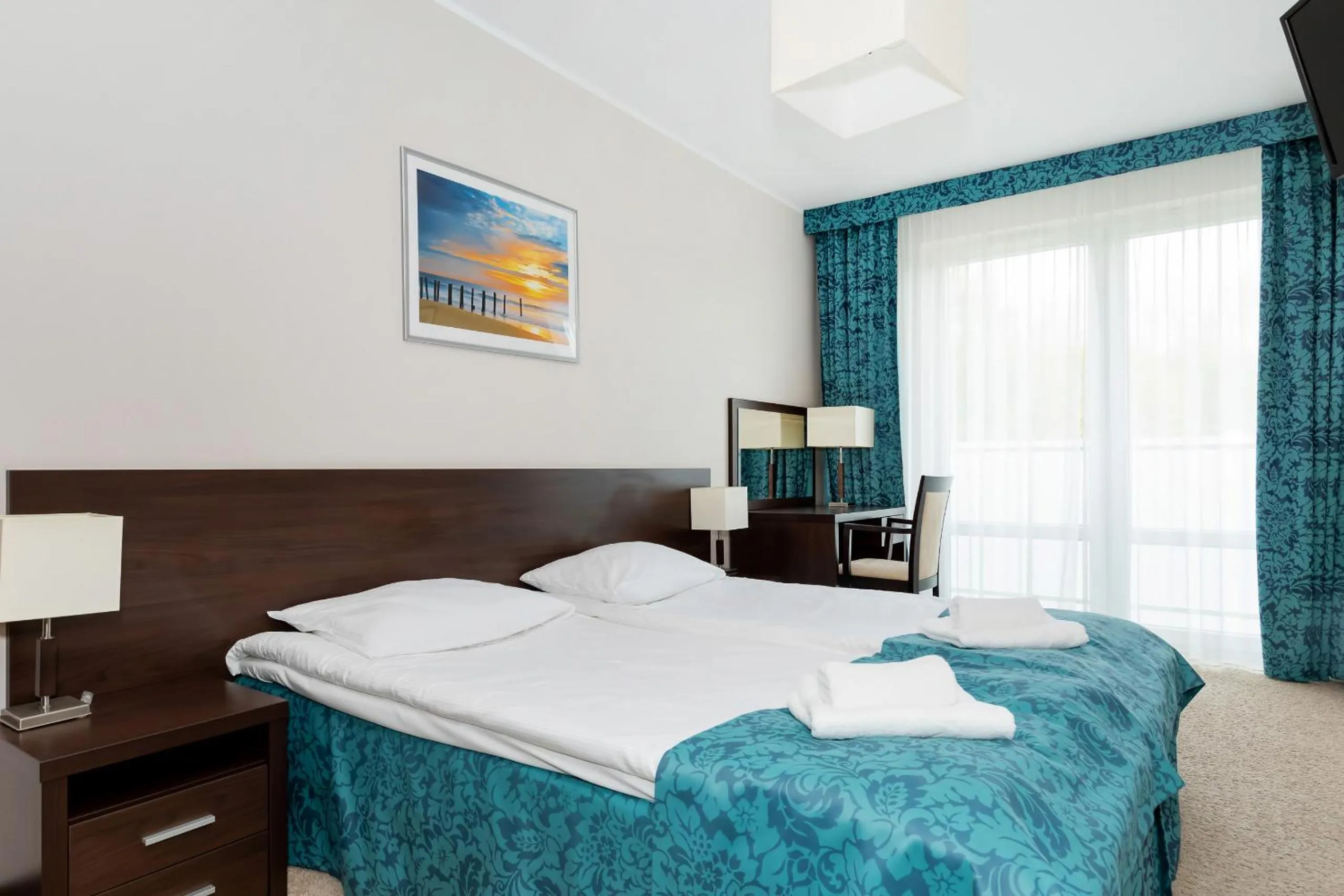 Bedroom, Bed in Apartamenty Aquarius by Noclegi Renters