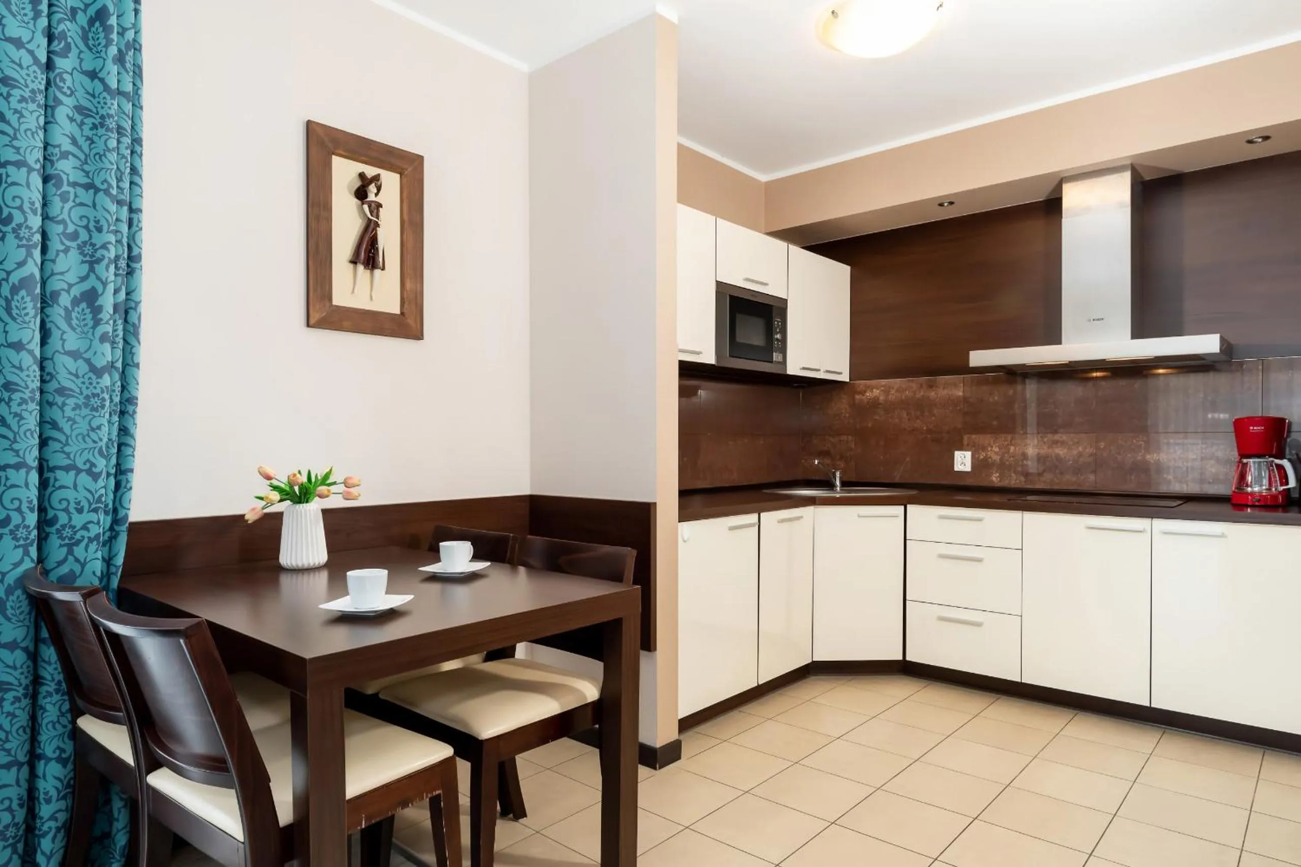 Kitchen or kitchenette in Apartamenty Aquarius by Noclegi Renters