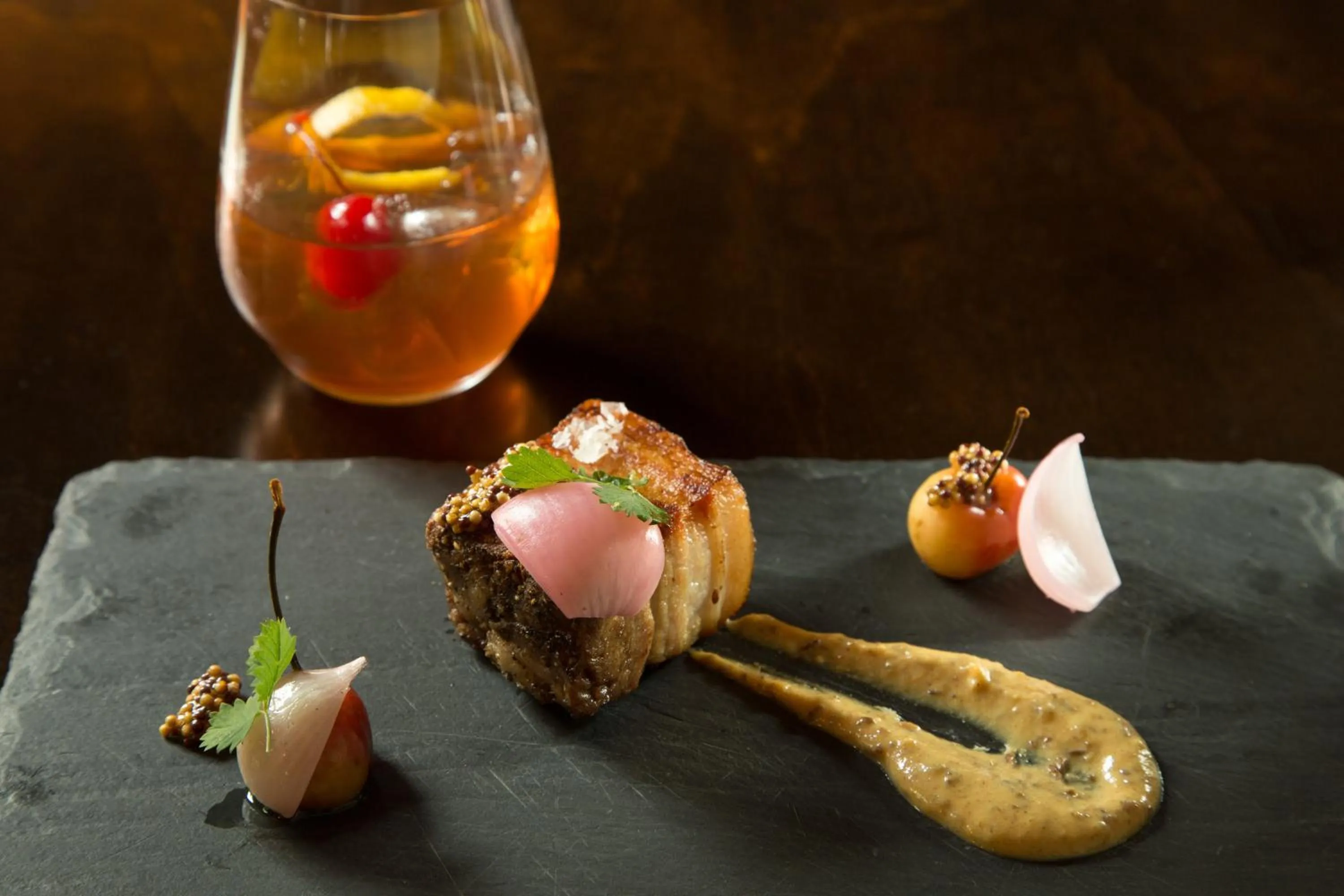 Food close-up in Rabbit Hill Inn