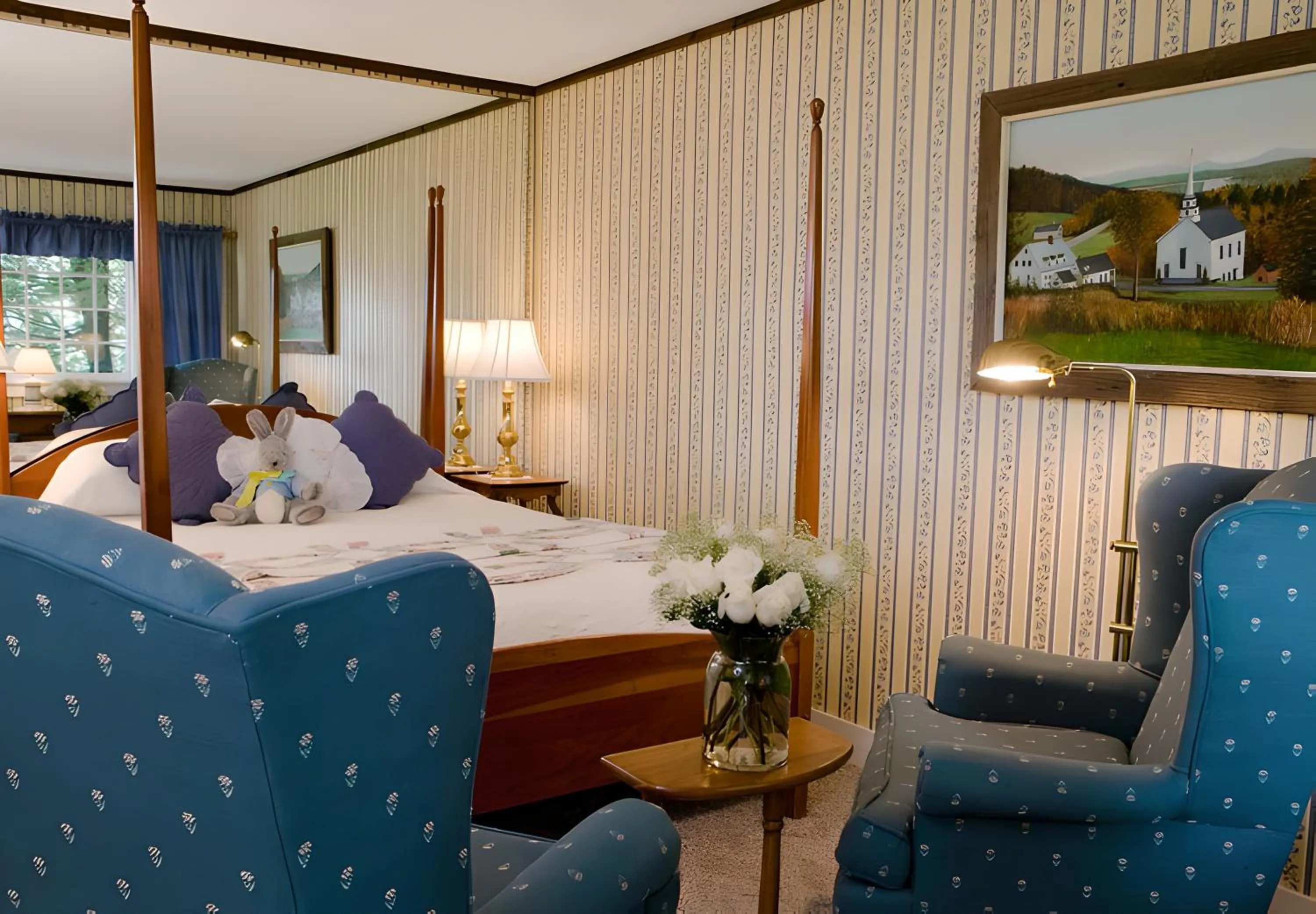 Bedroom in Rabbit Hill Inn