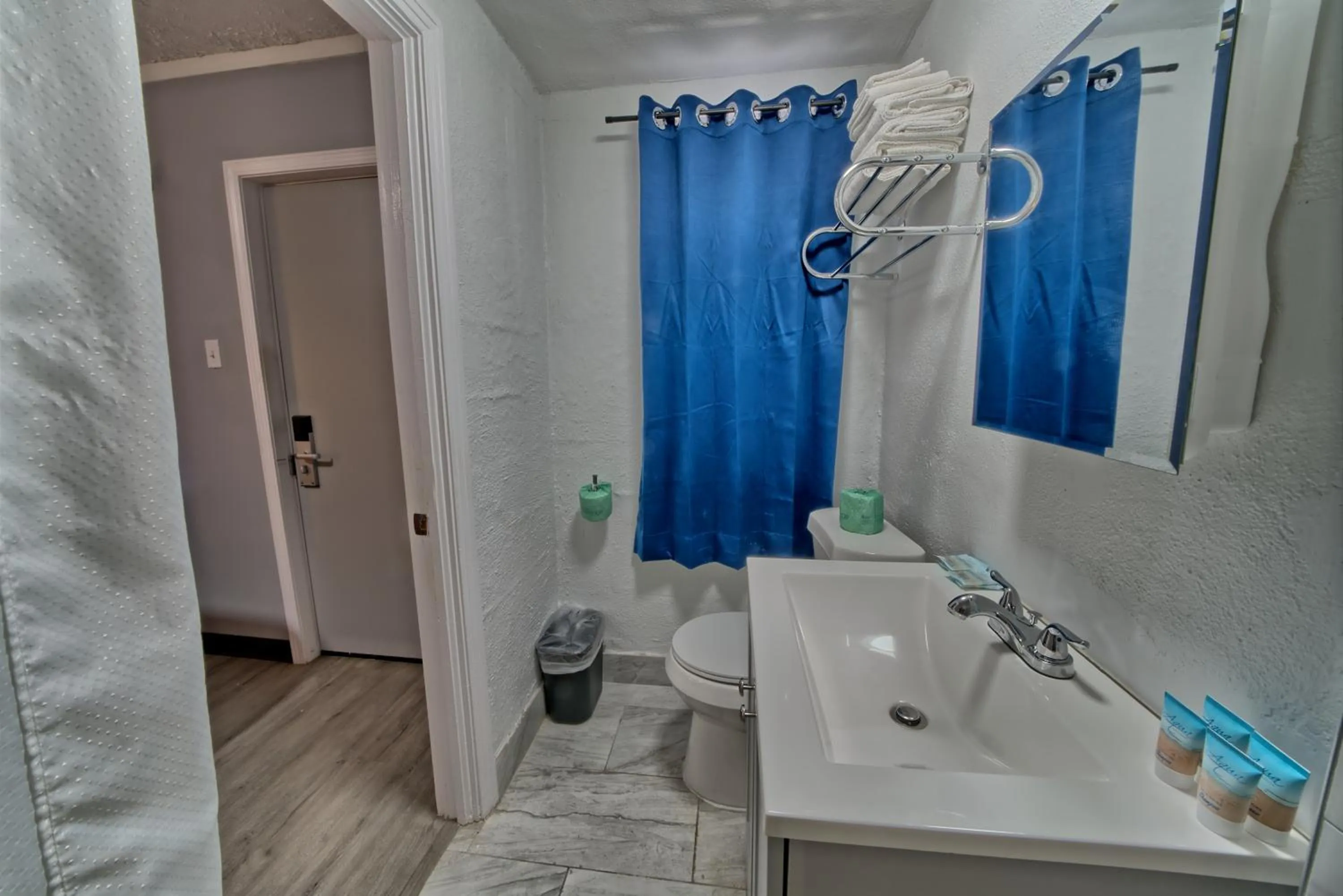 Toilet in Aqua View Motel