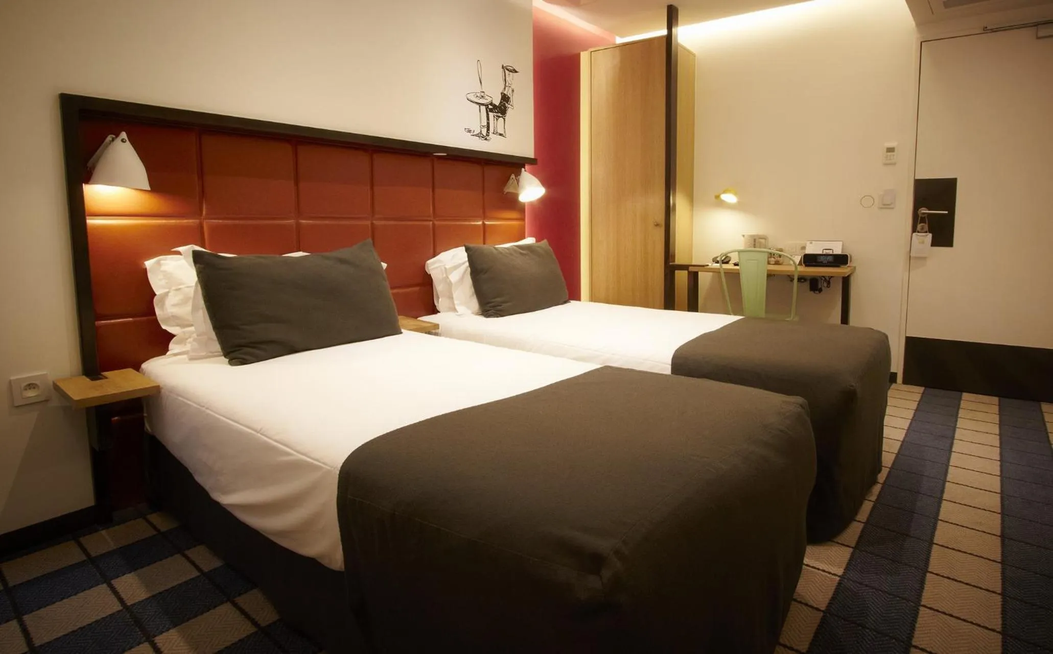 Bed in Hotel Aulivia Opéra