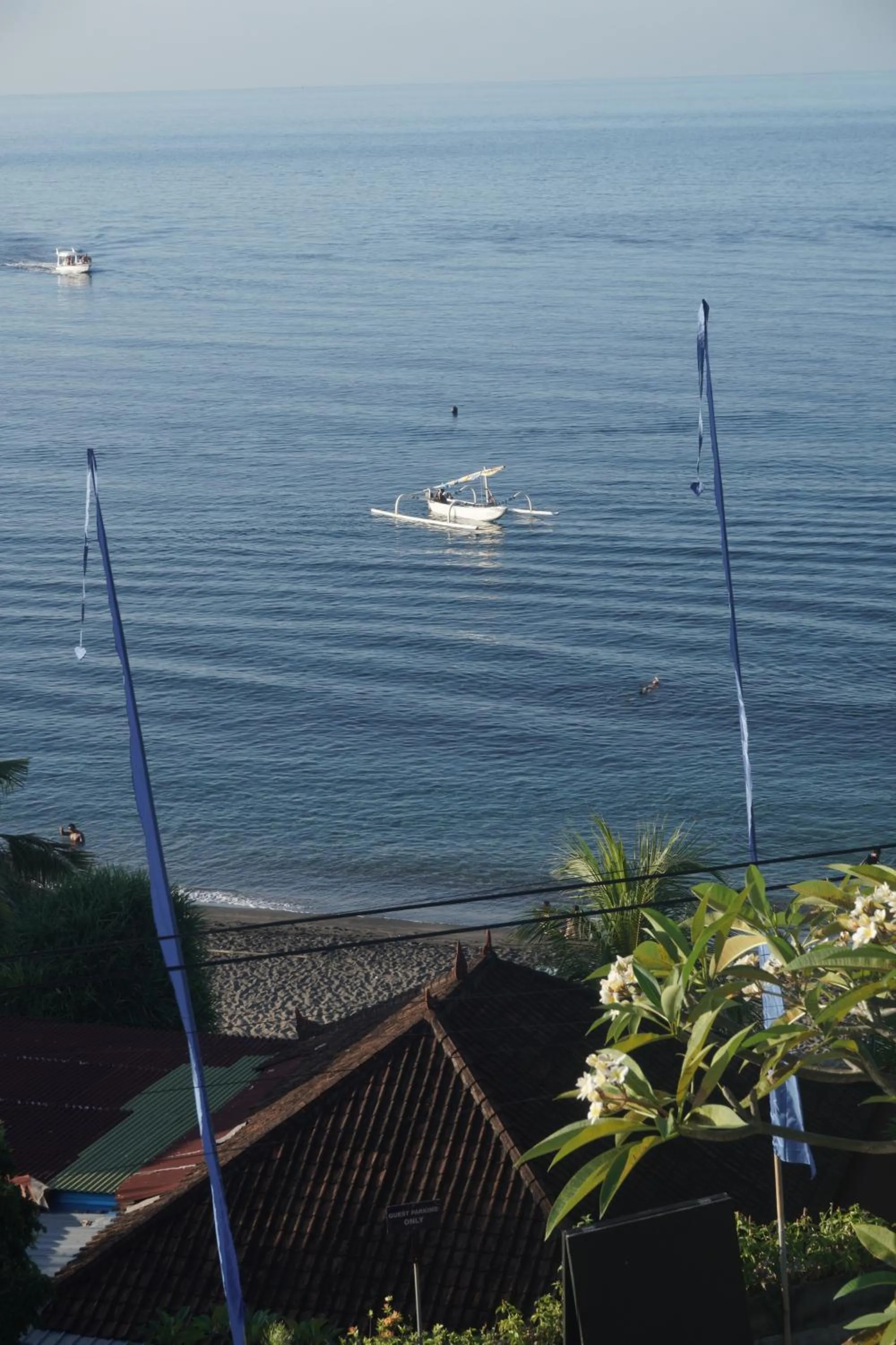 Sea view in Bayu Cottages