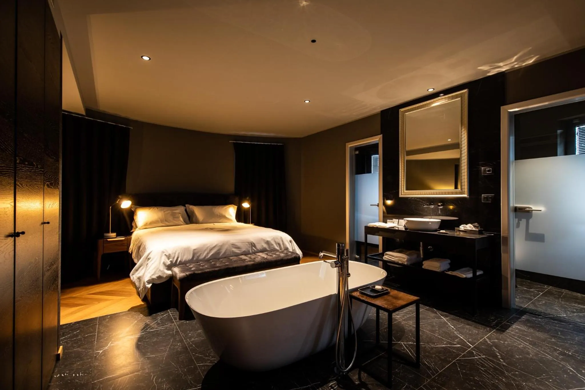 Bed in DAM boutique hotel & restaurant