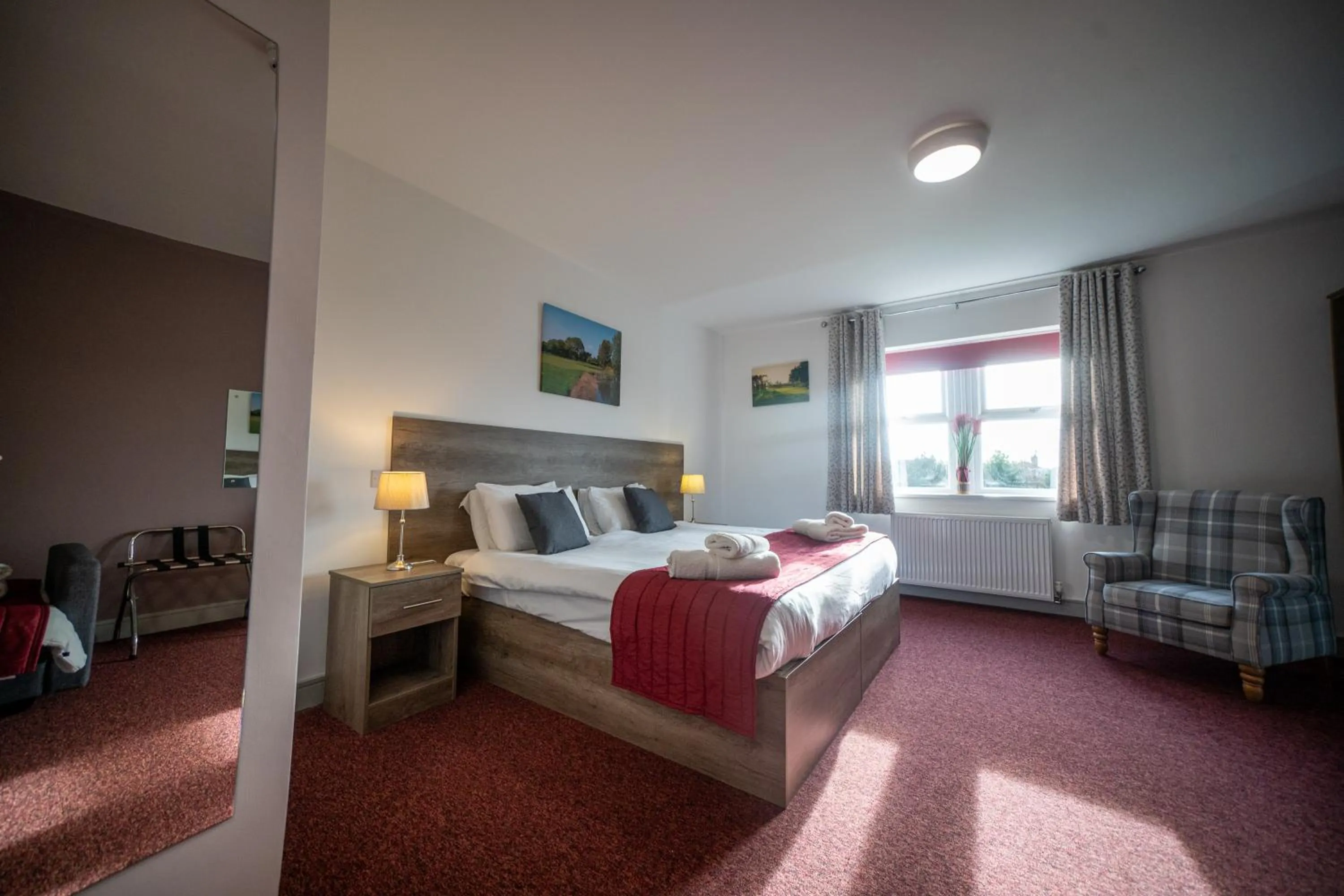 Bed in Belvedere Hotel and Golf