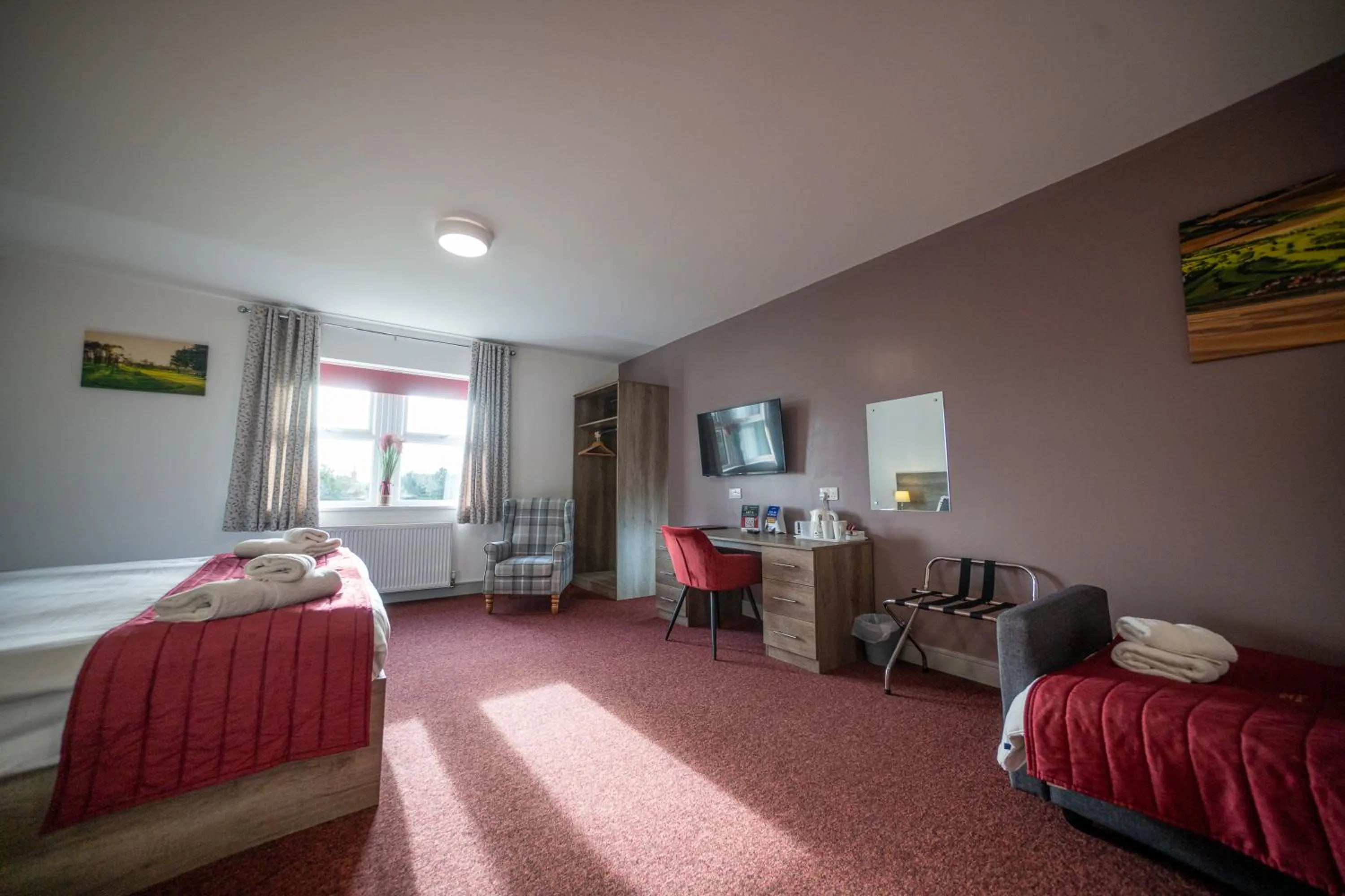 Bed in Belvedere Hotel and Golf