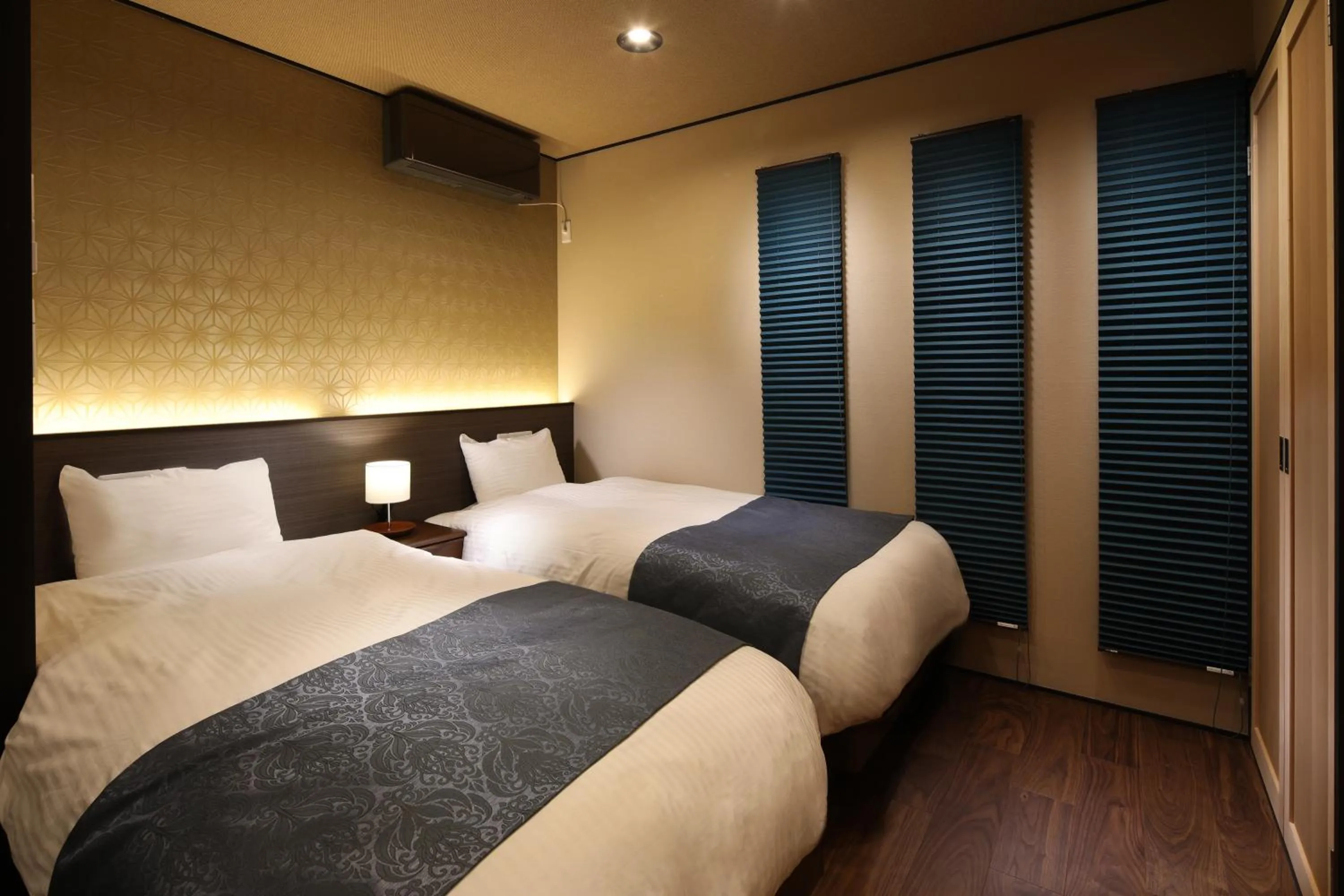 Photo of the whole room, Bed in Kanade Kyoto-Hachijoguchi