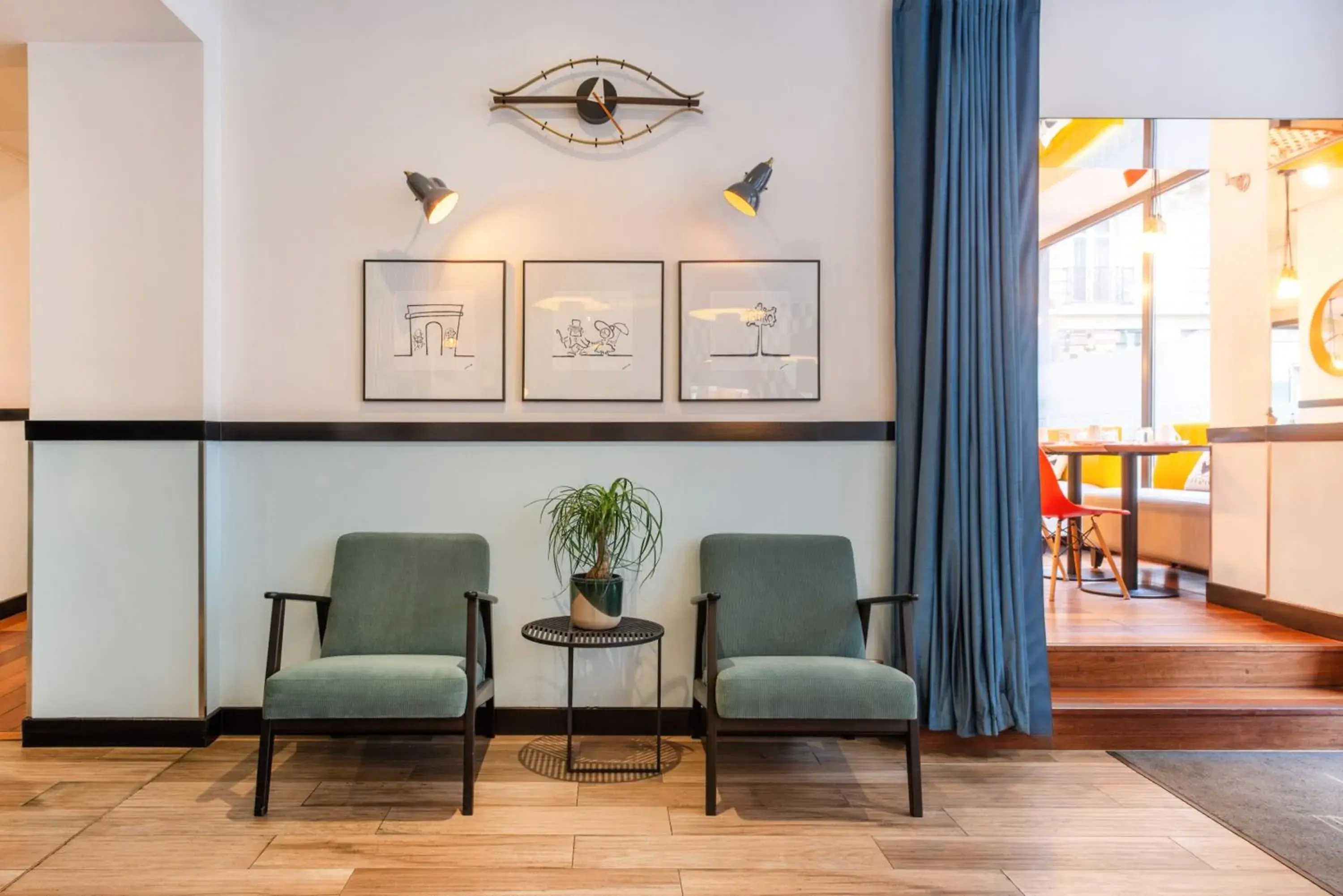 Lobby or reception in Hôtel Augustin - Astotel Lobby or reception in Hôtel Augustin - Astotel