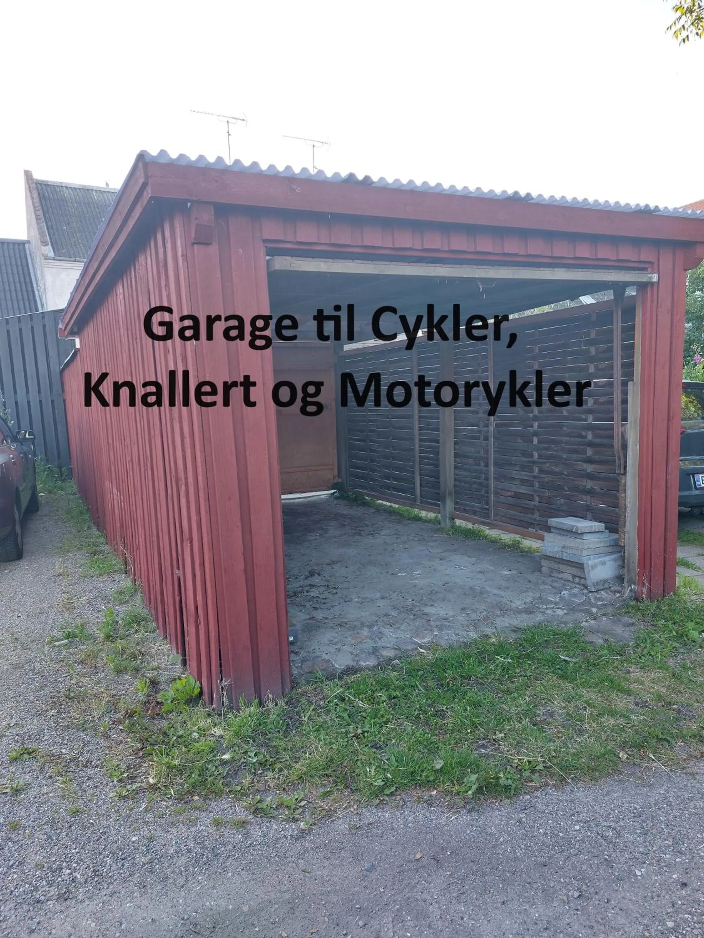 Parking in Holiday rooms Rudkøbing