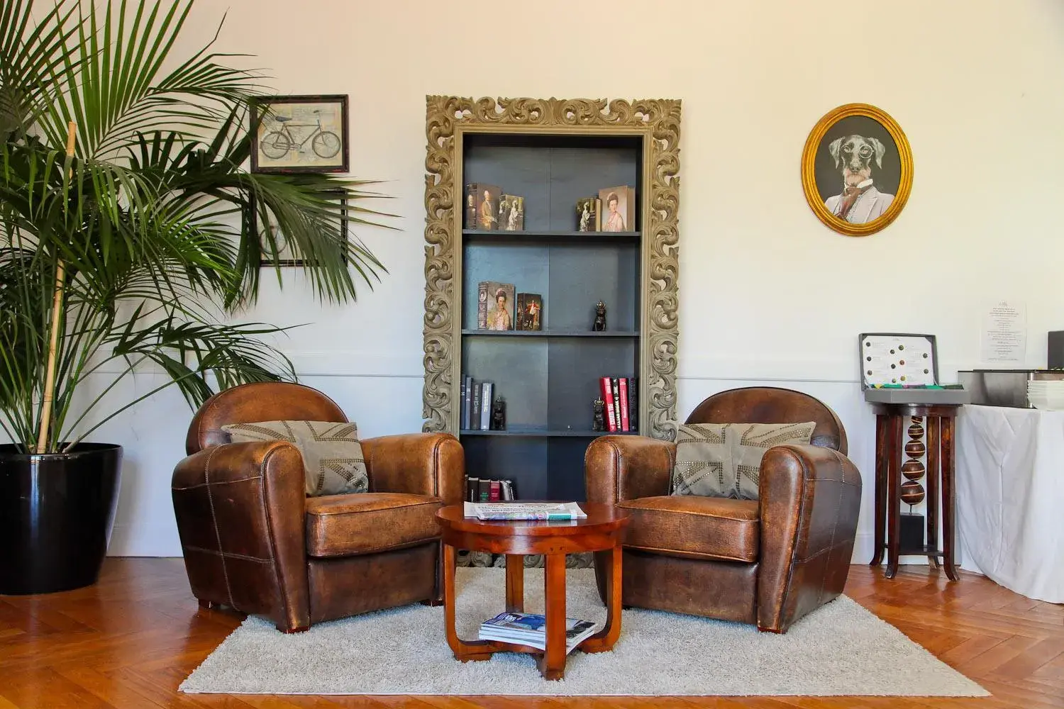 Living room in Hôtel La Villa Cap d’Antibes Living room in Hôtel La Villa Cap d’Antibes