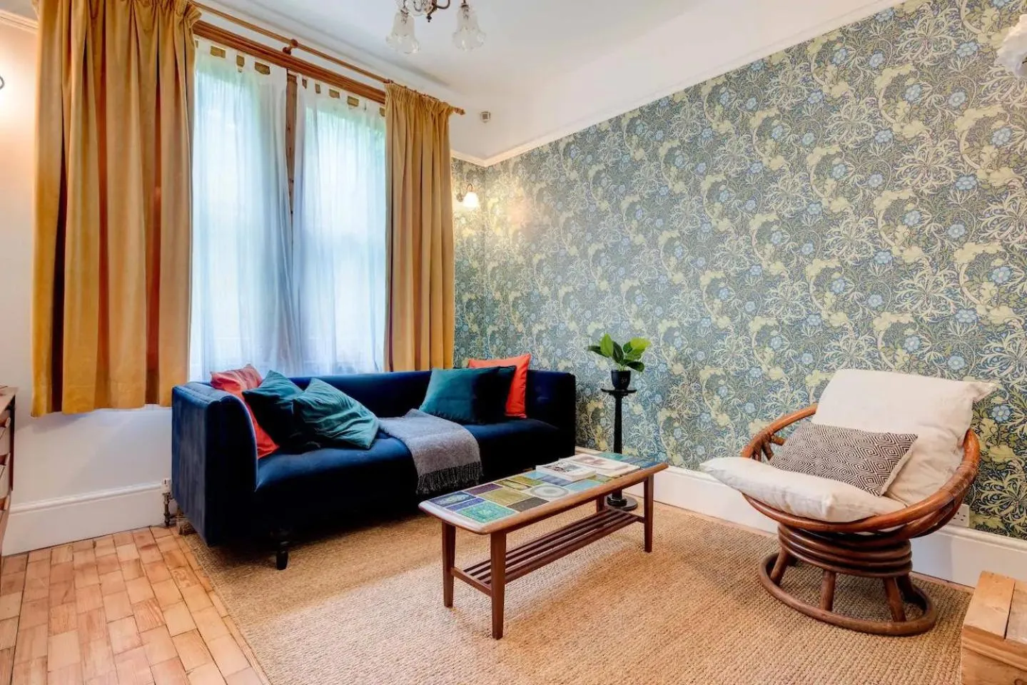 Living room in The Writers Retreat- Hastings