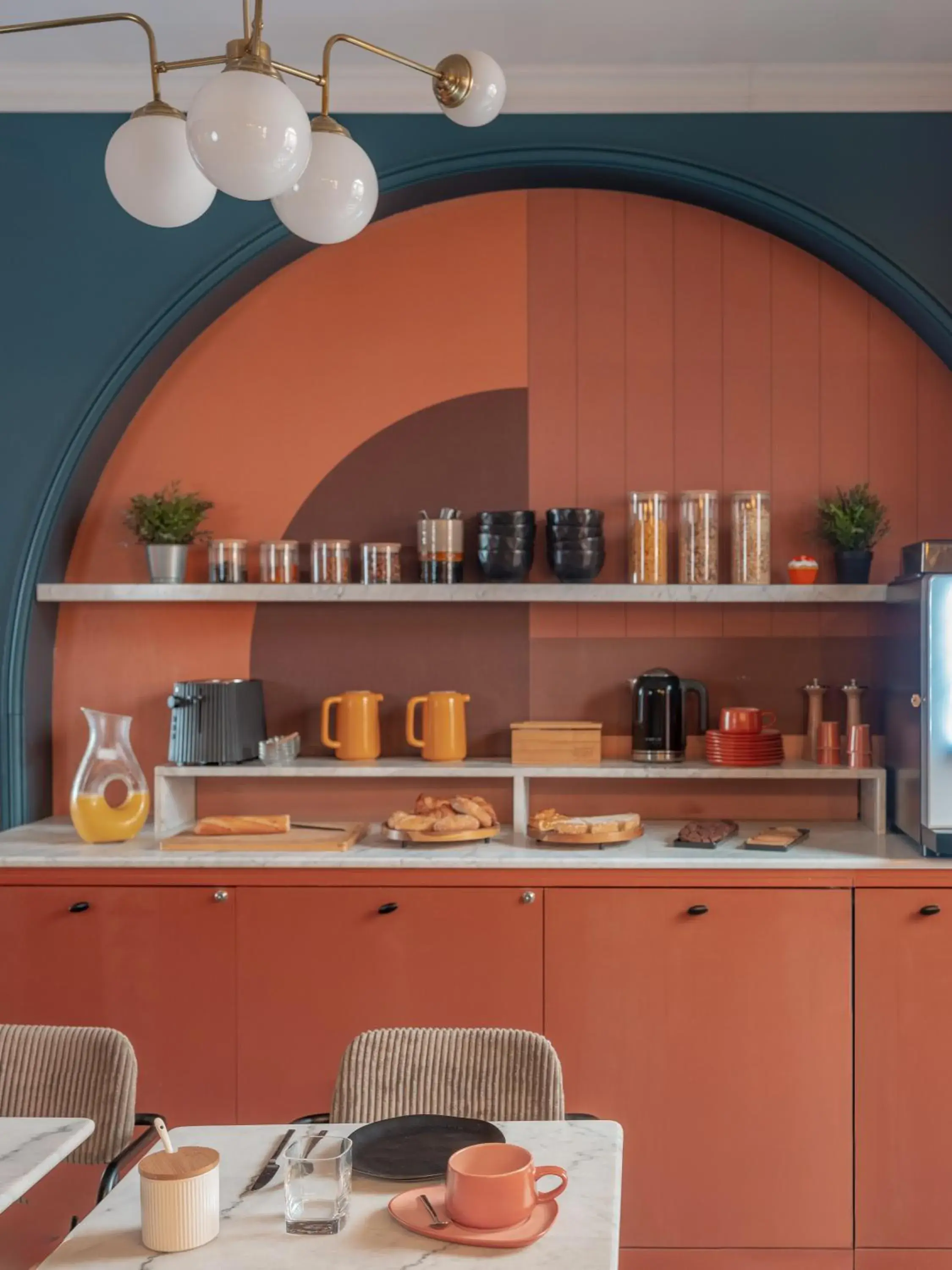 Buffet breakfast in Hôtel Biskui Buffet breakfast in Hôtel Biskui