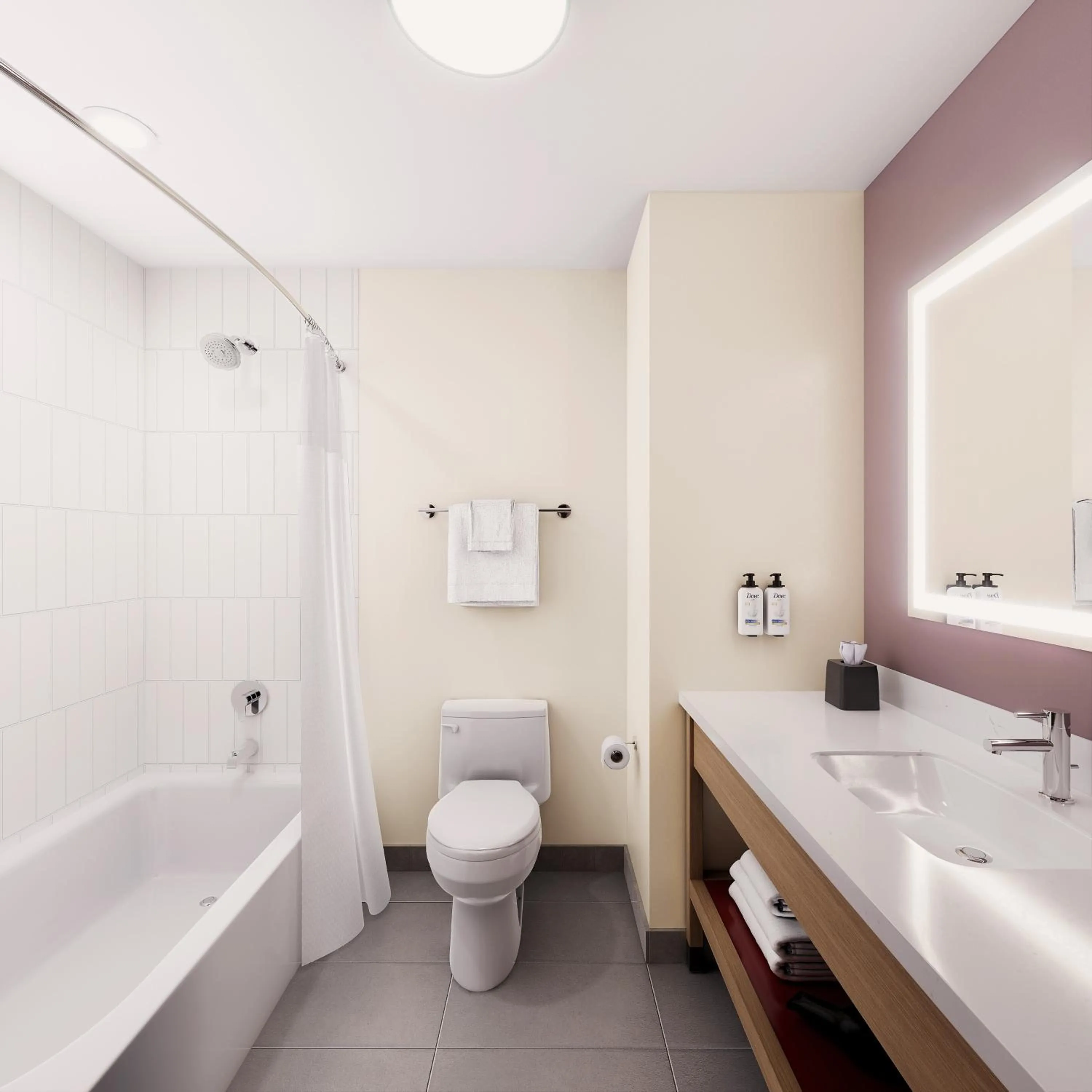 Bathroom in Garner Hotel Madison - Huntsville Airport by IHG