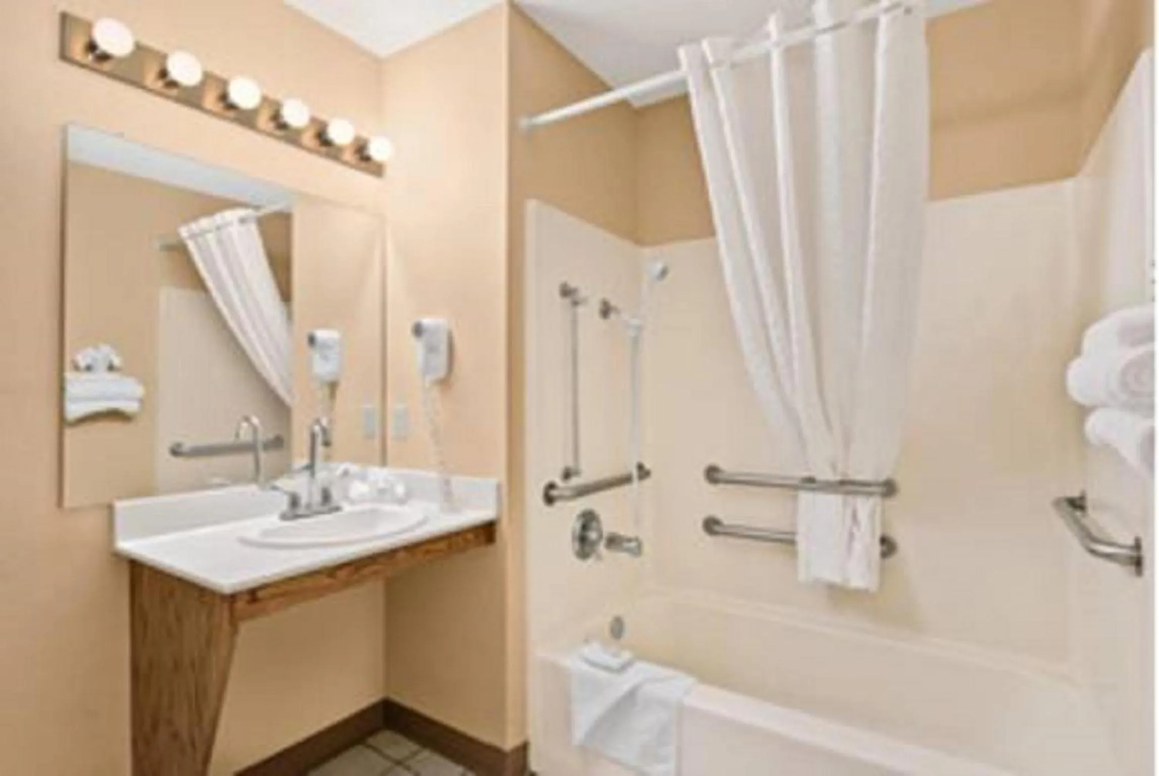 Shower in Baymont by Wyndham Florence/Muscle Shoals