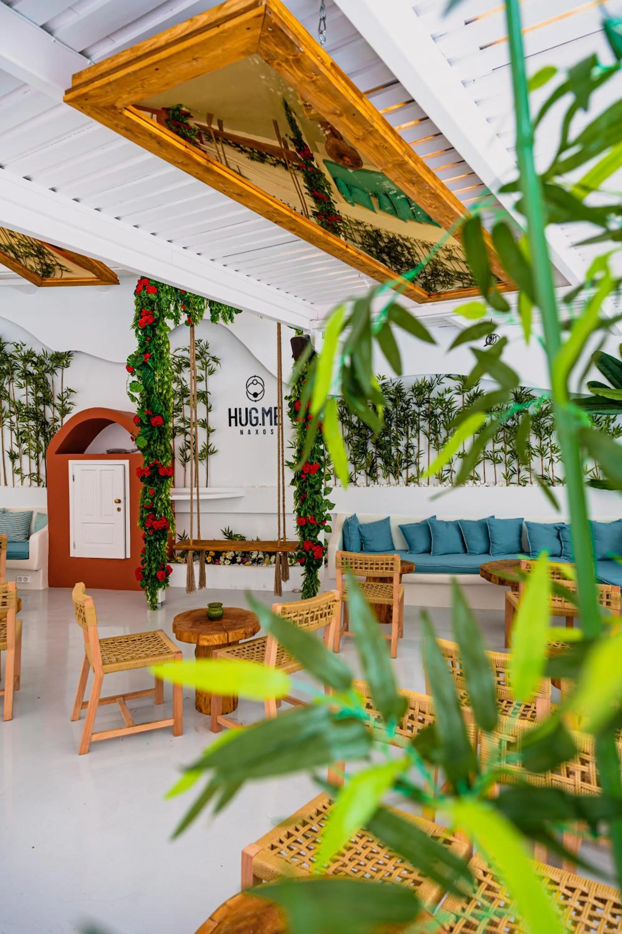 Patio in Arco Naxos Luxury Apartments