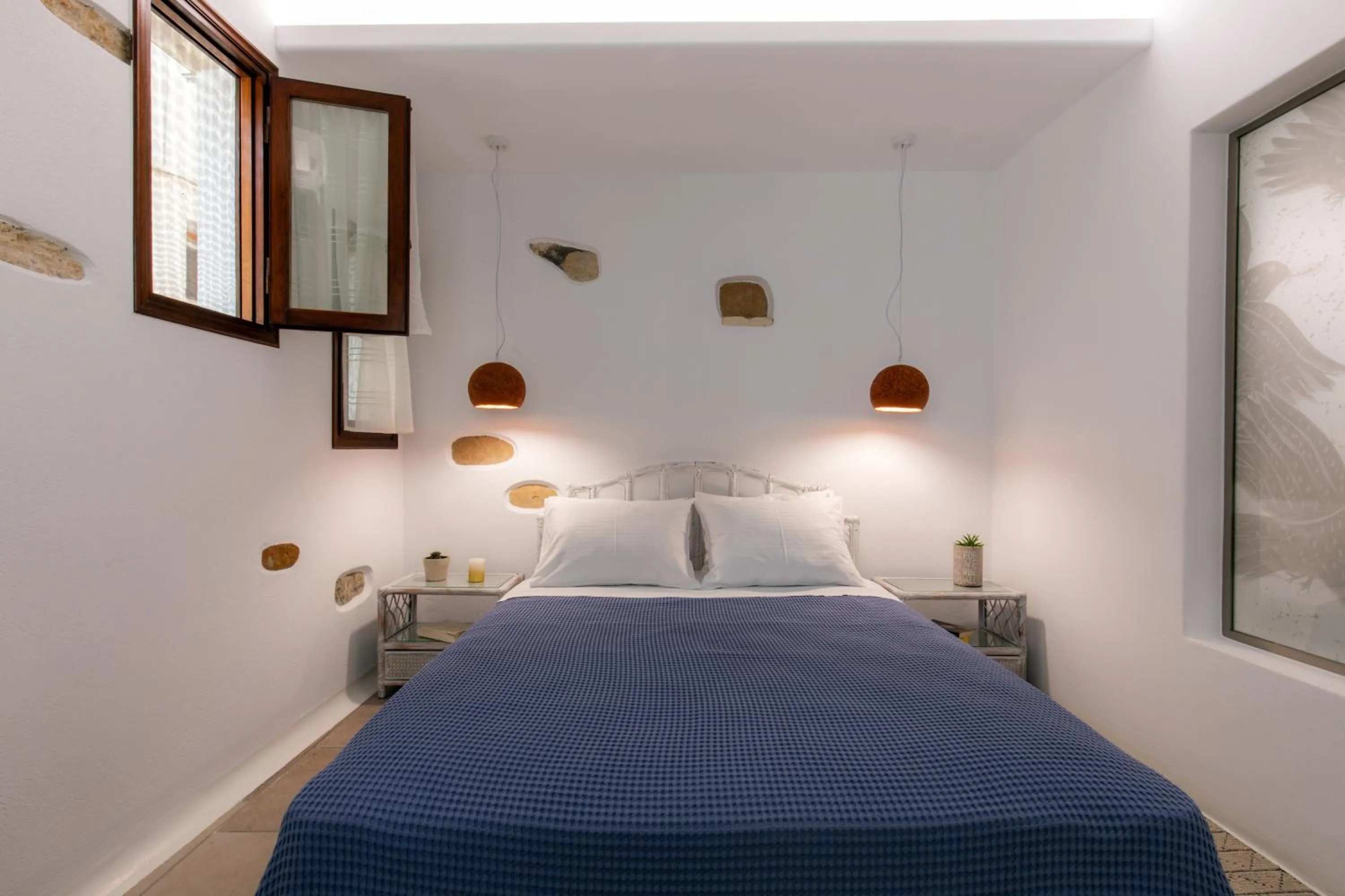 Spring, Bed in Arco Naxos Luxury Apartments