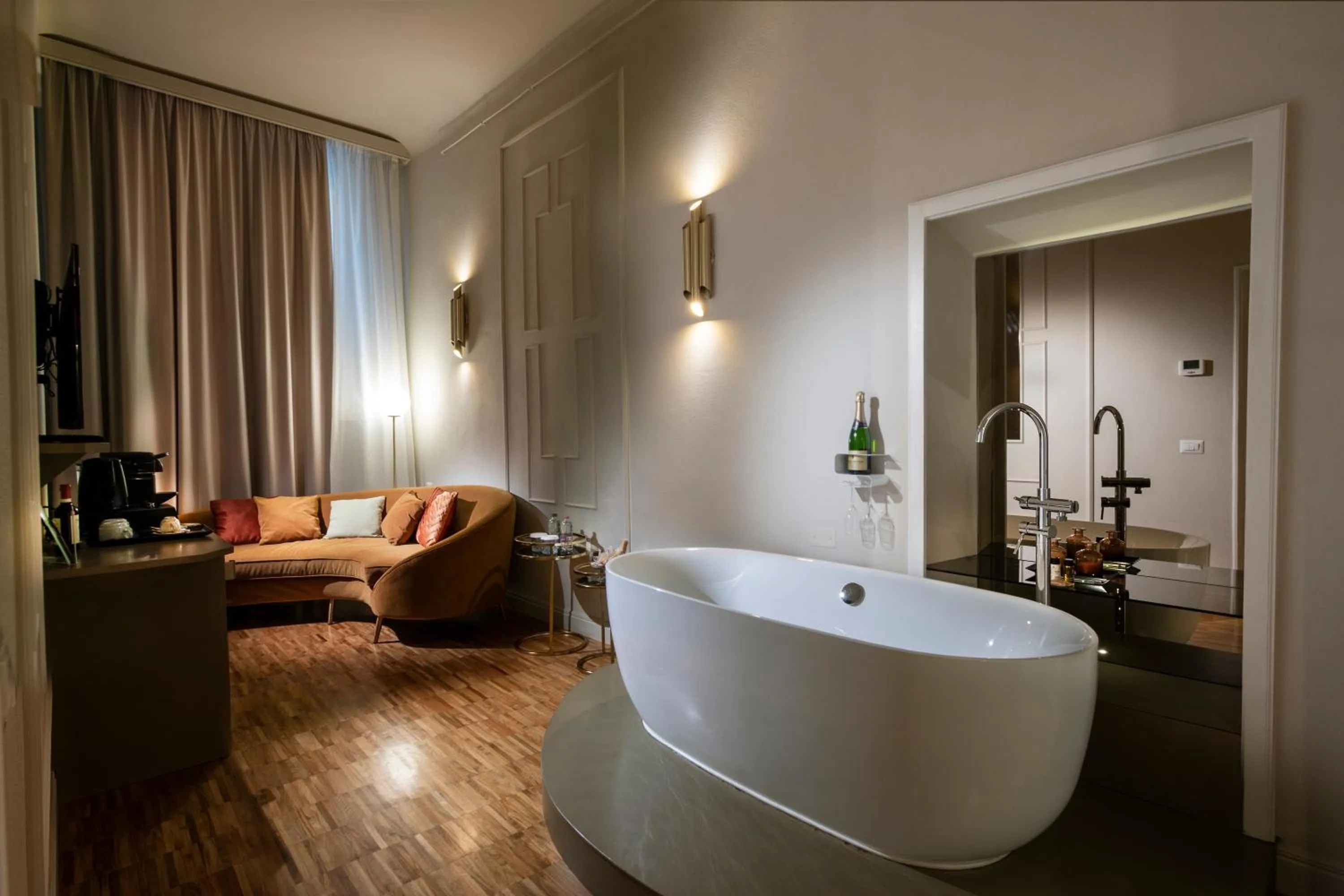 Living room in Ricasoli Garden Relais