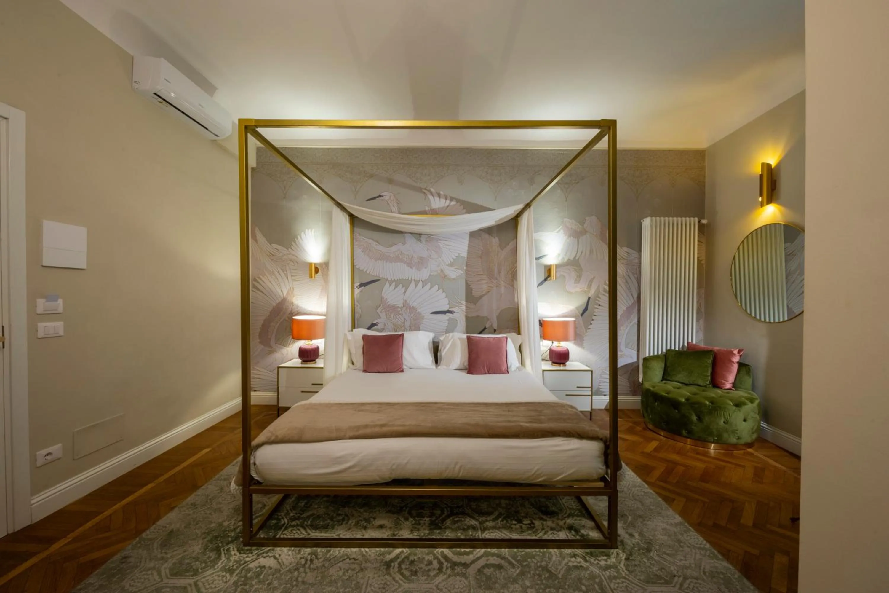 Bed in Ricasoli Garden Relais