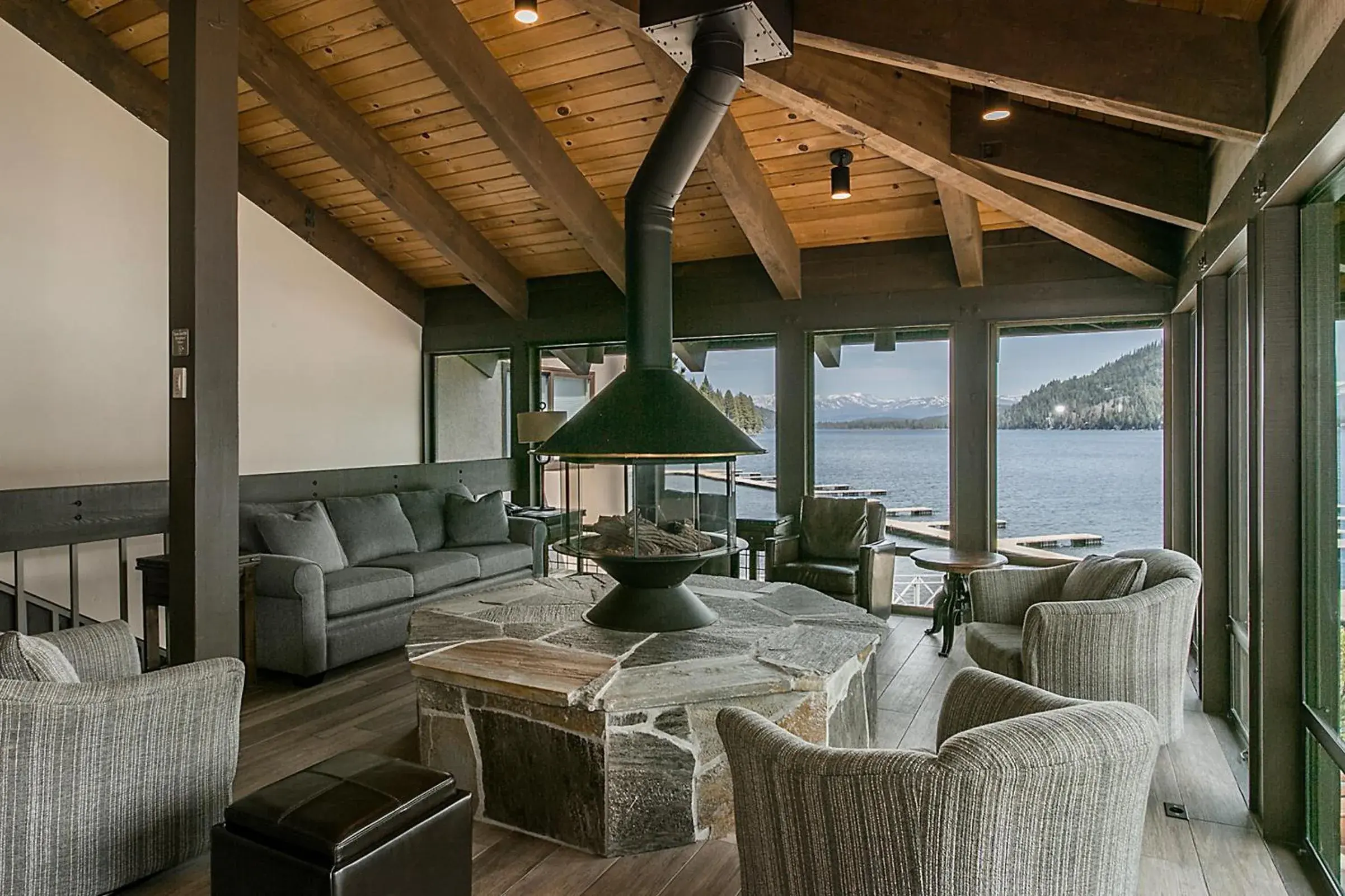 Lake view, Seating Area in Donner Lake Village Lake view, Seating Area in Donner Lake Village