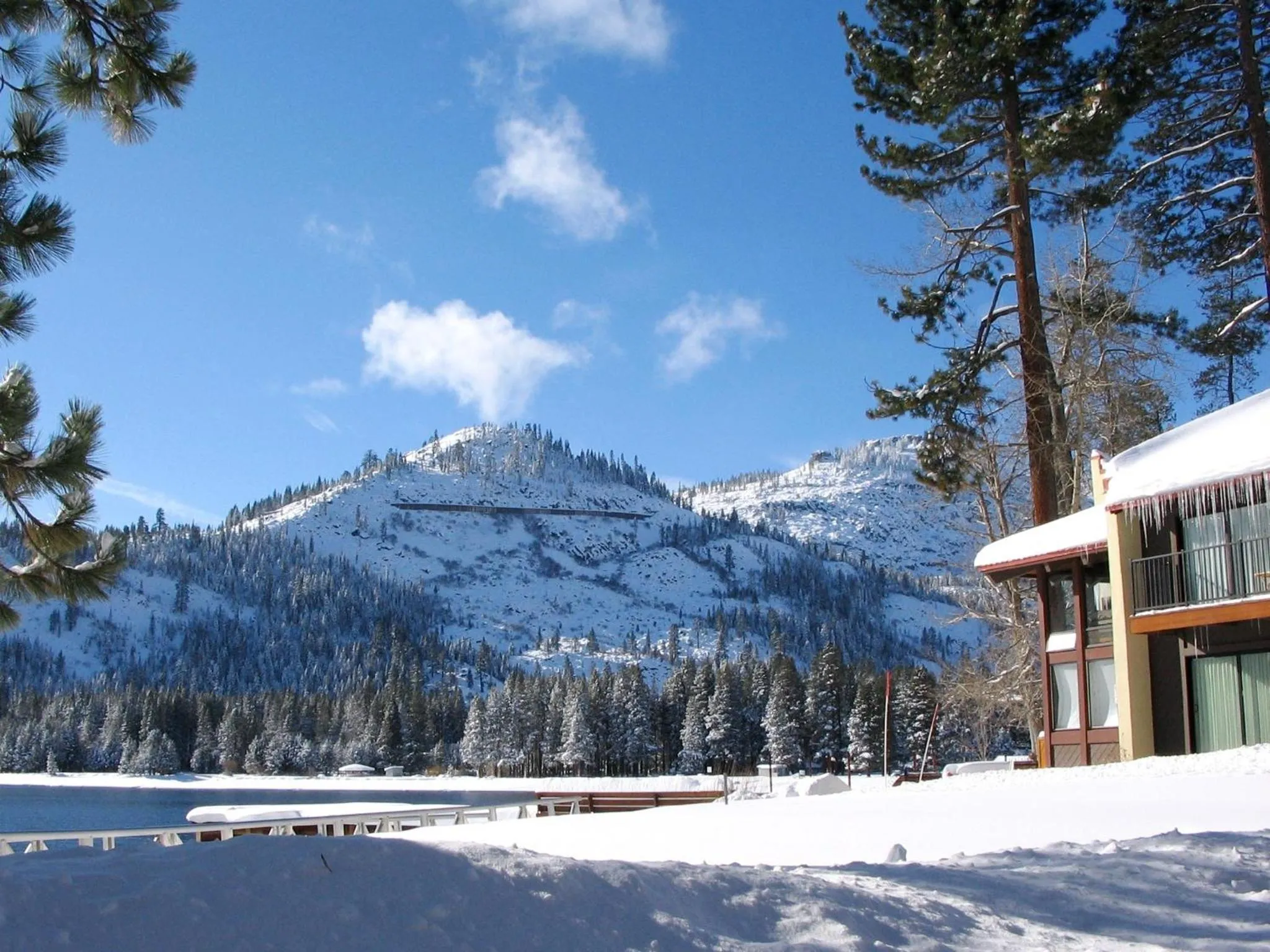 Winter in Donner Lake Village