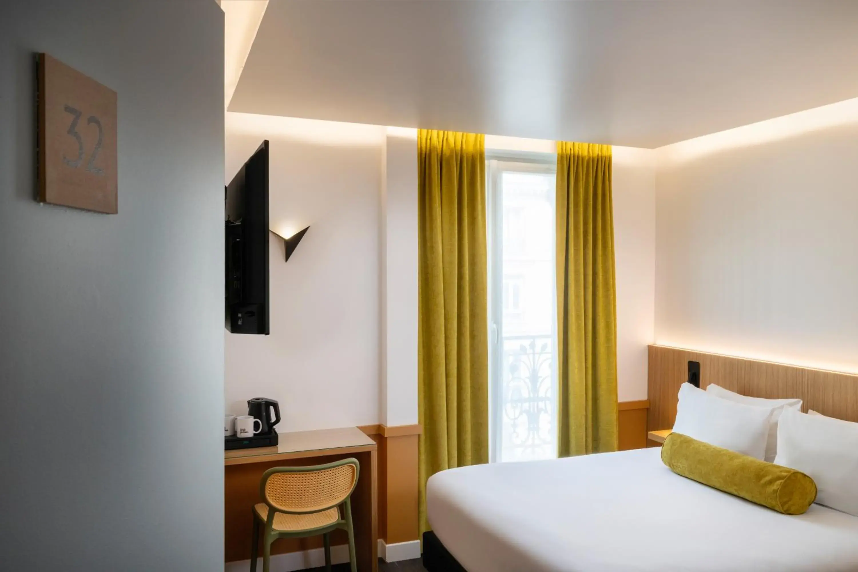 Bed in Hôtel WYLD Saint Germain Bed in Hôtel WYLD Saint Germain