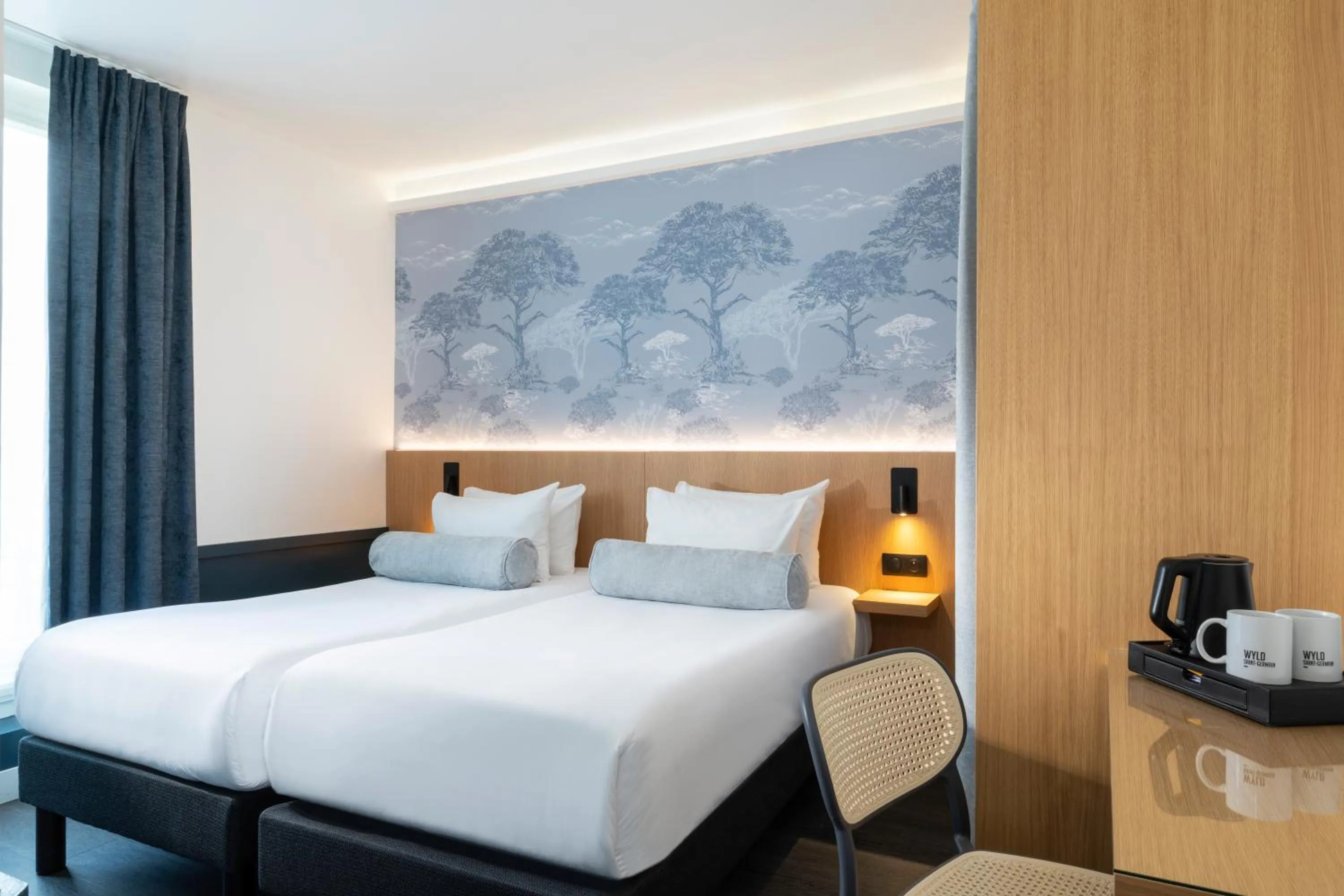 Bed in Hôtel WYLD Saint Germain