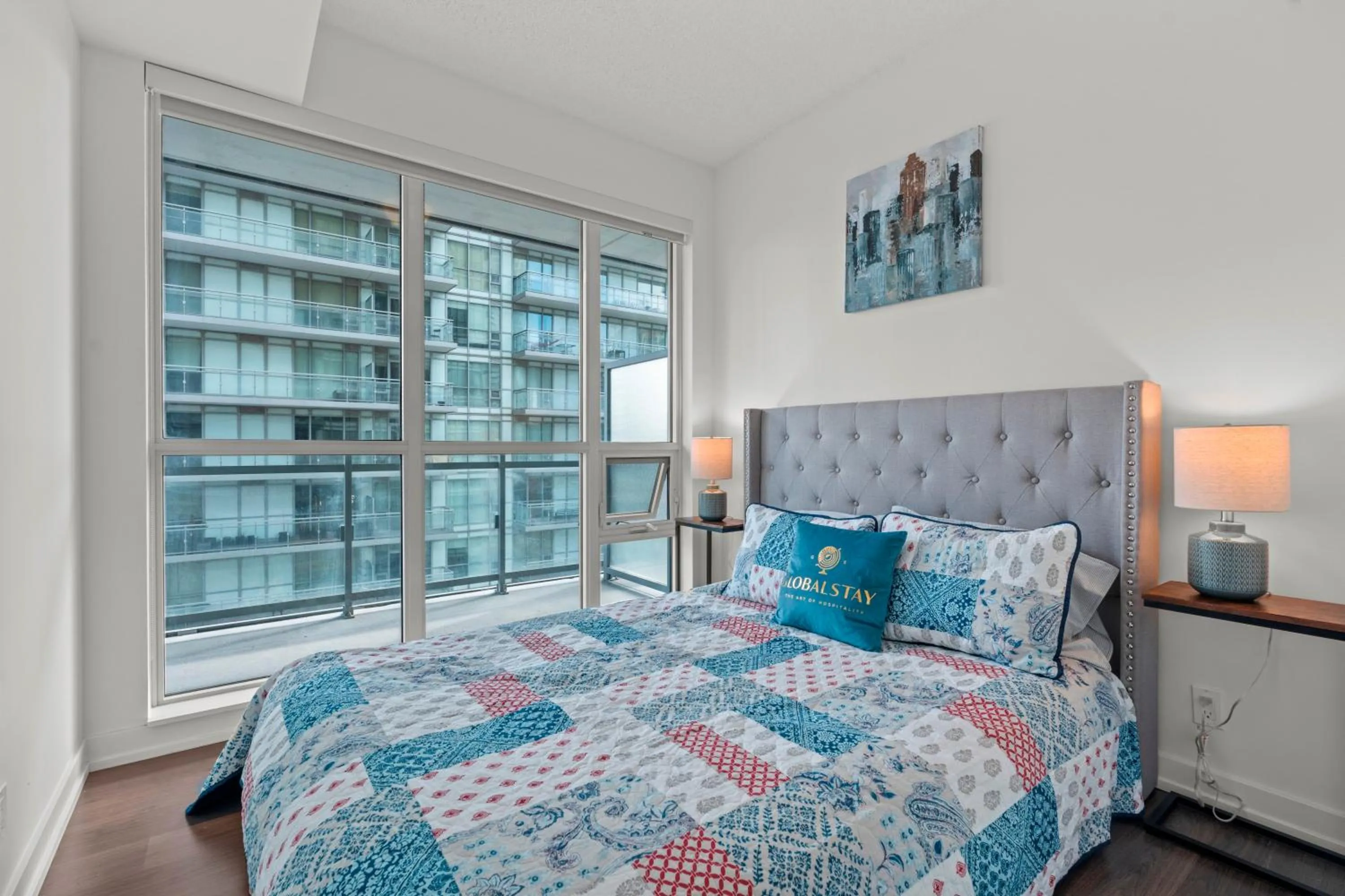 Bed in Modern Lillian St Apartments by GLOBALSTAY