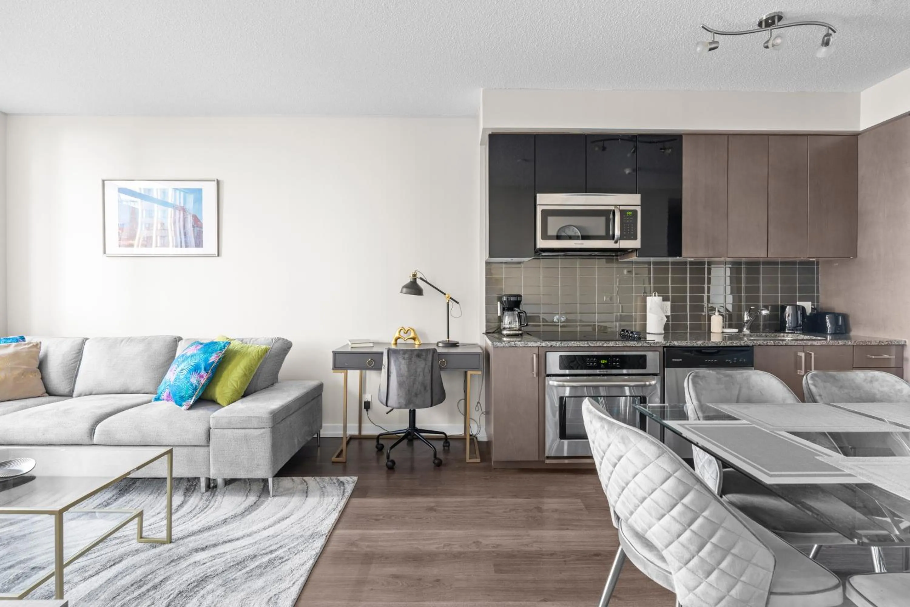 Kitchen or kitchenette in Modern Lillian St Apartments by GLOBALSTAY