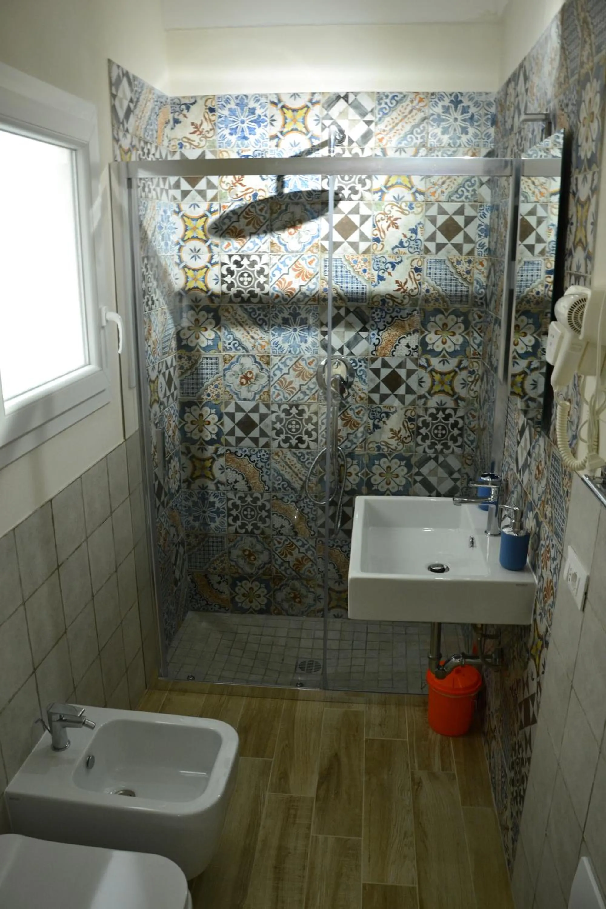 Shower in B&B Stella Maris Trapani Centro